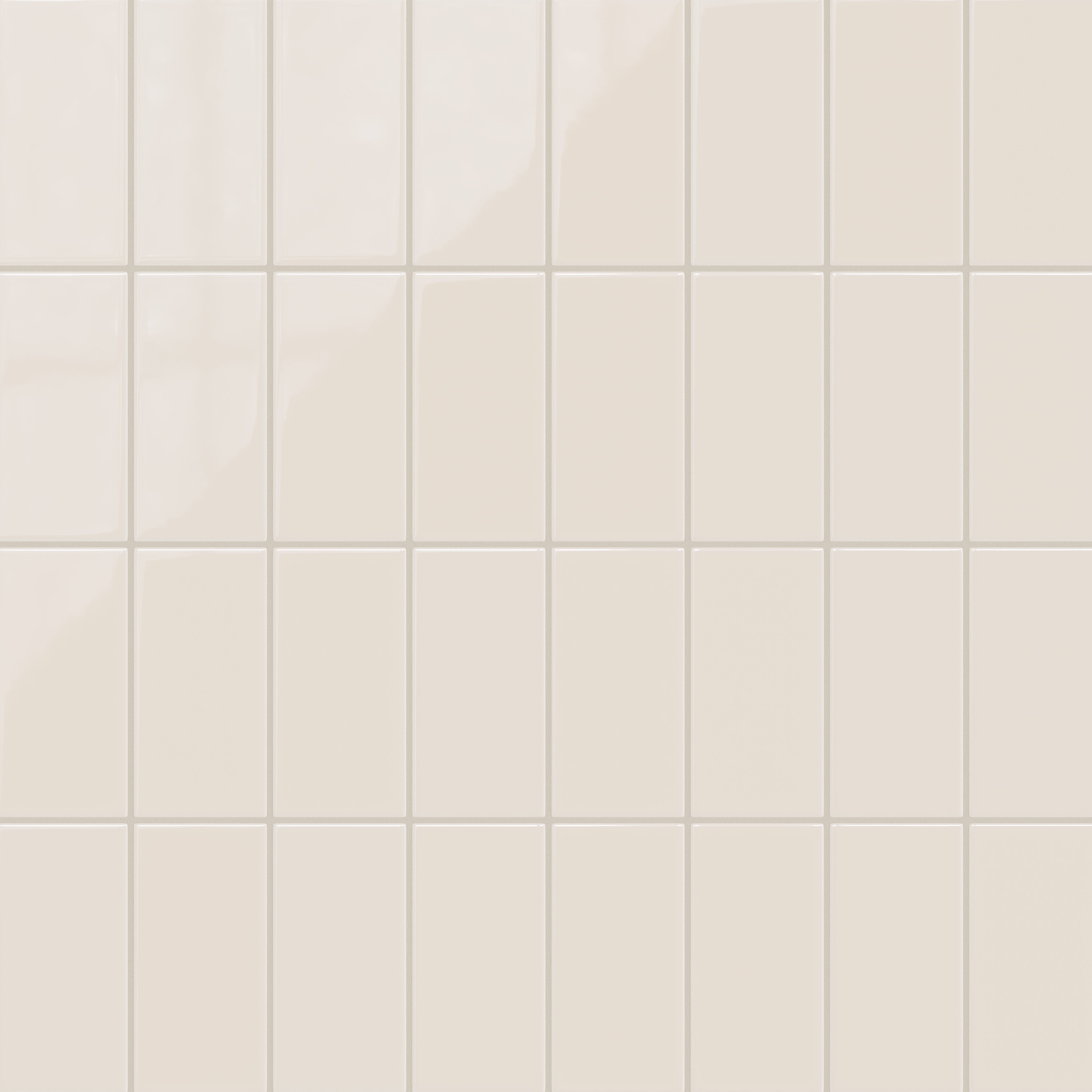 3x6 Natural Press Ceramic Tile in Pearl Gloss