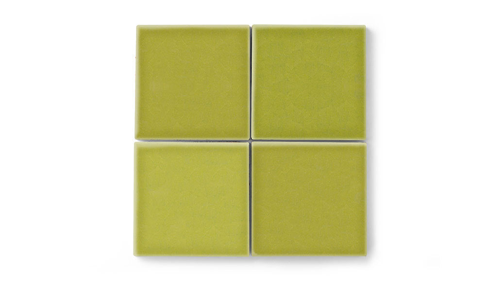 6x6 Original Ceramic Tile in Palm Tree Gloss