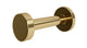 Flatiron Round Robe Hook in Polished Brass