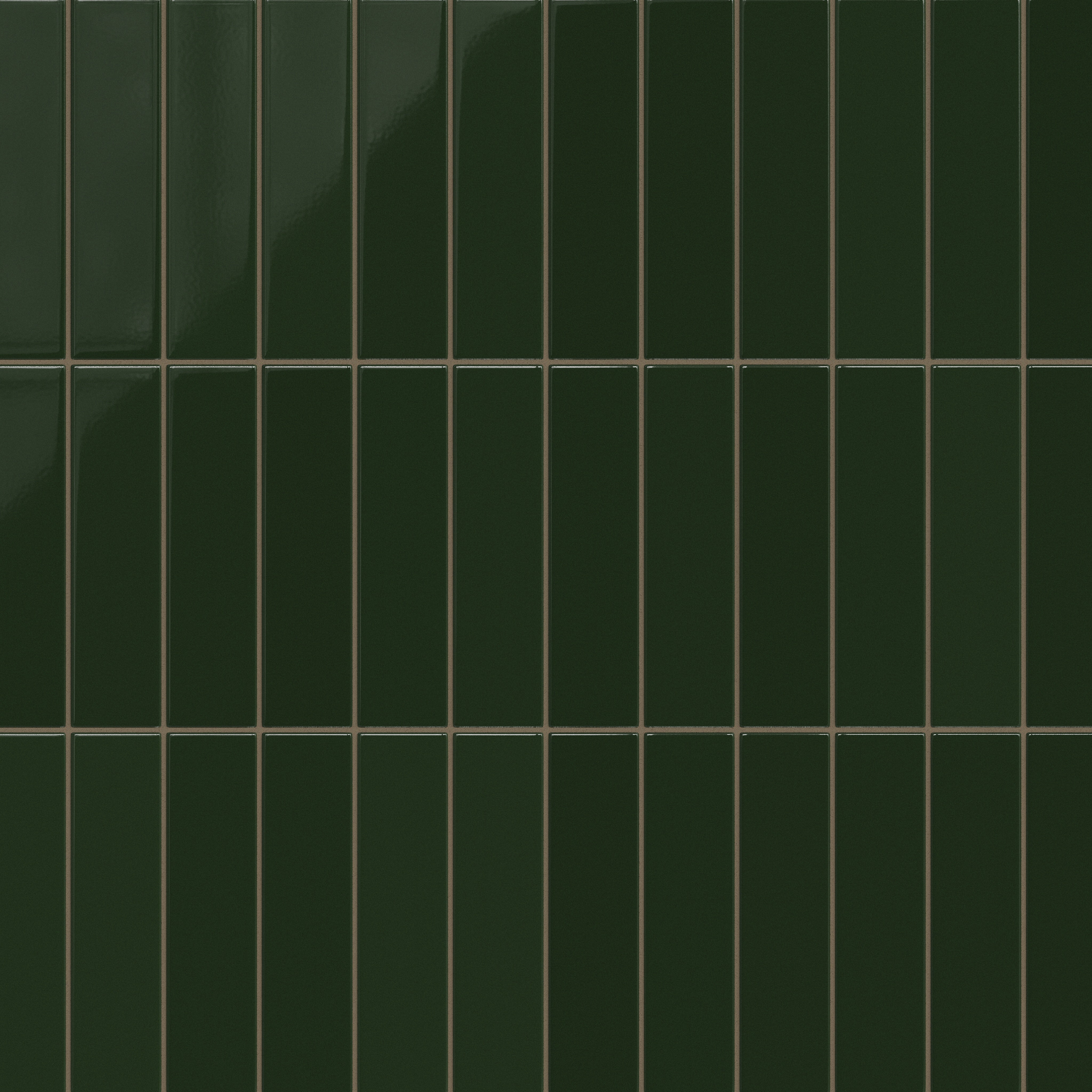 3x12 Original Ceramic Tile in Hunter Green Gloss