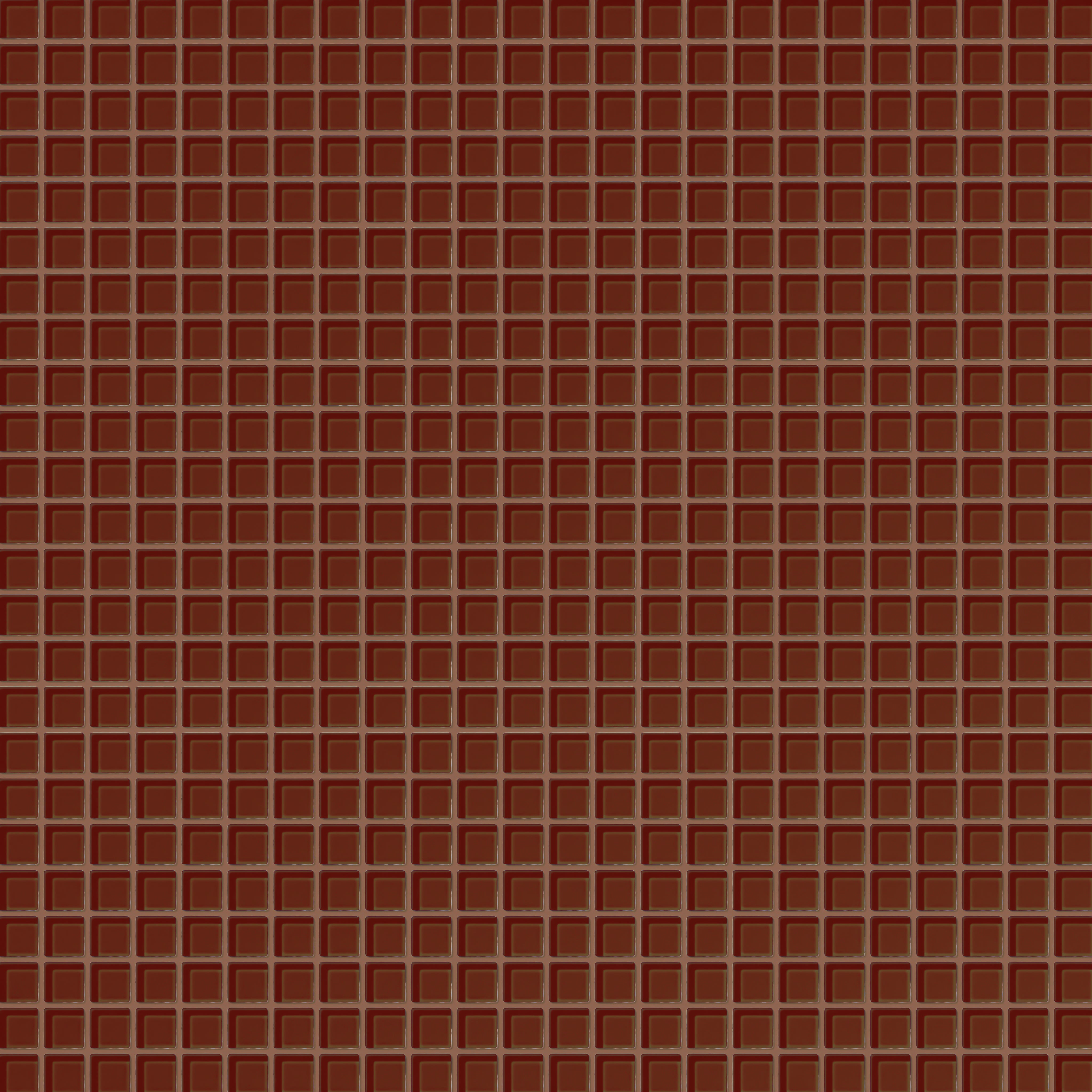 1x1 Straight Set Sheeted Glass Mosaic Tile in Pheasant Gloss