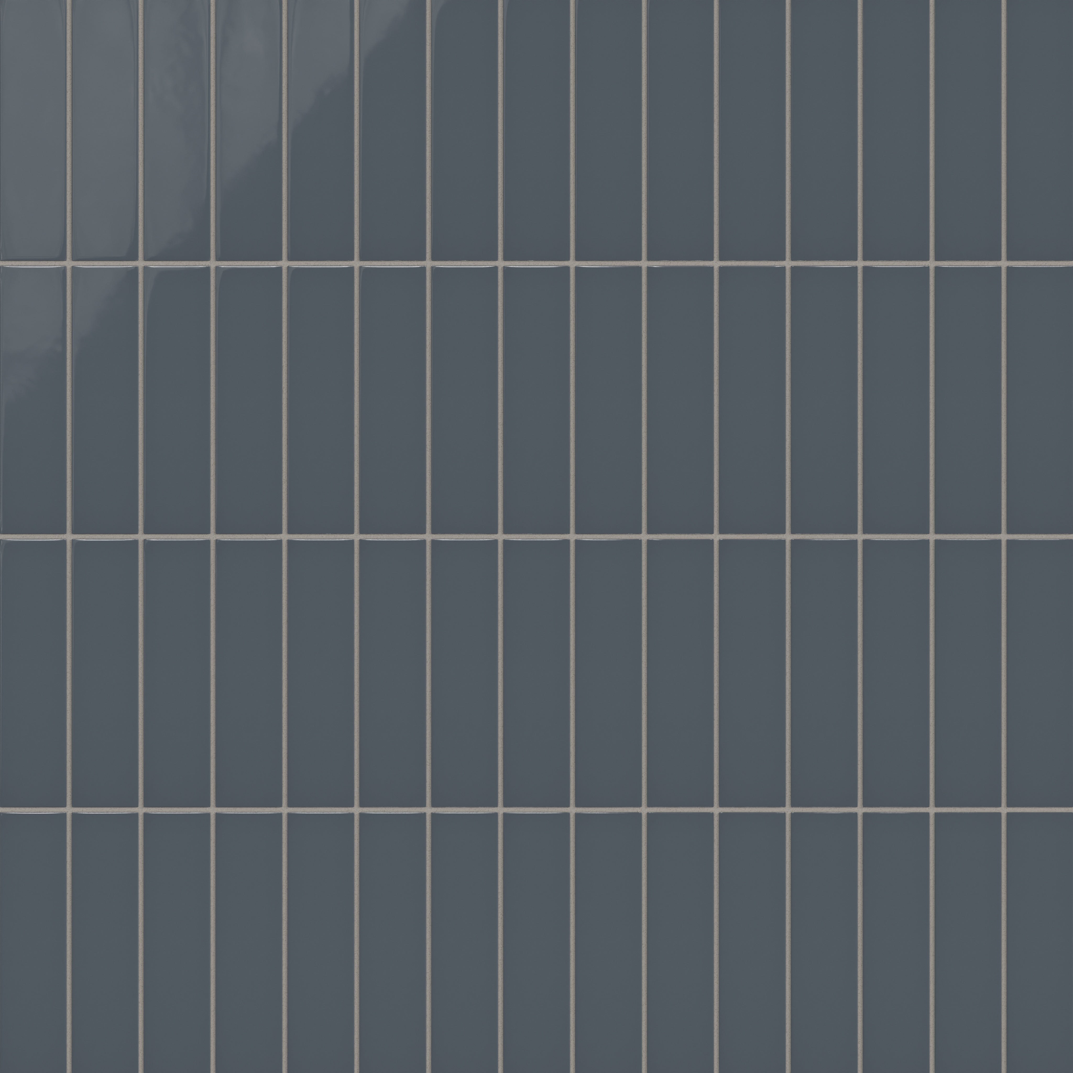 Indigo 2x8 Gloss Natural Press Ceramic Tile - Fireclay Tile