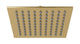 Flatiron 6" Shower Head in Satin Brass
