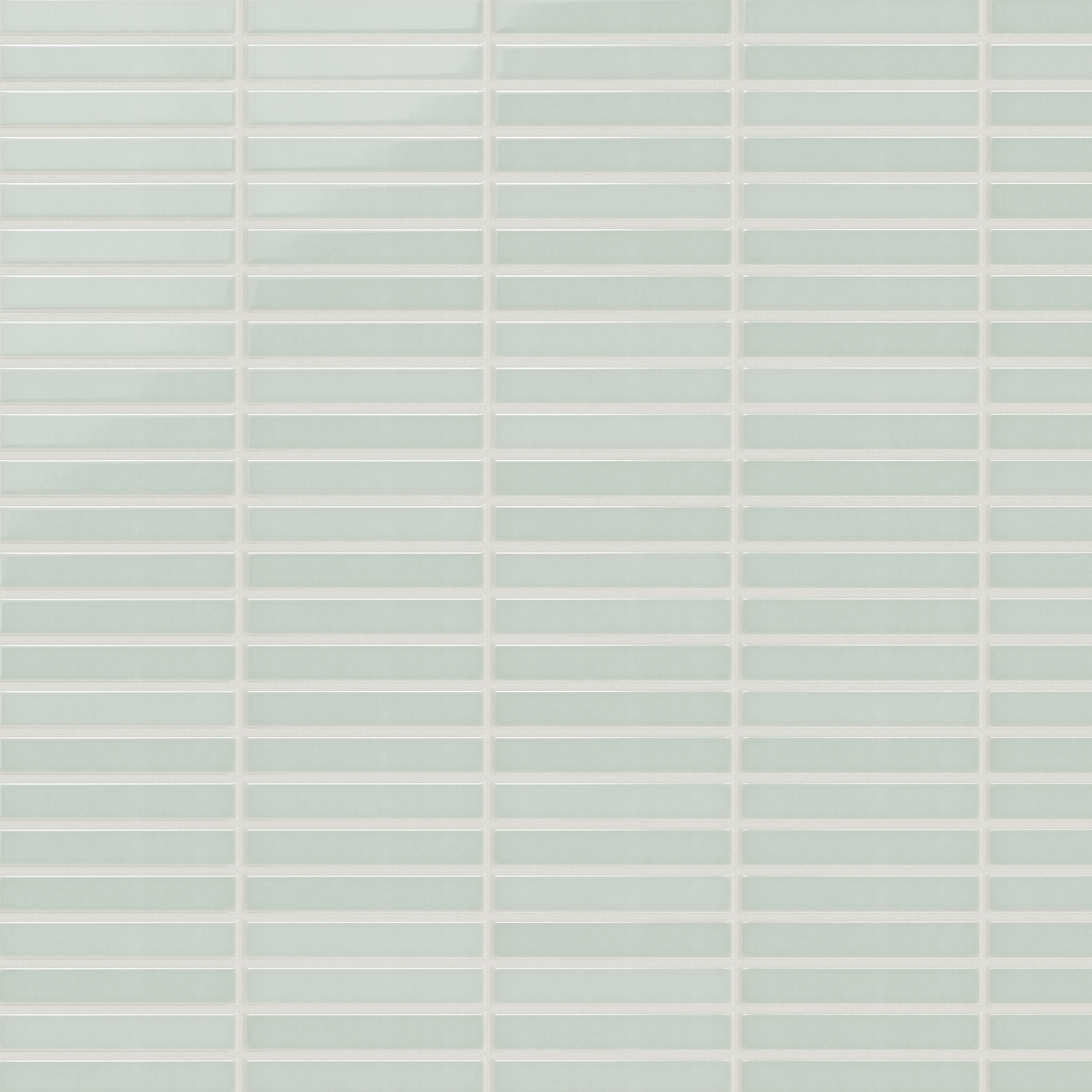 1x6 Straight Set Sheeted Original Ceramic Mosaic Tile in Salton Sea Gloss