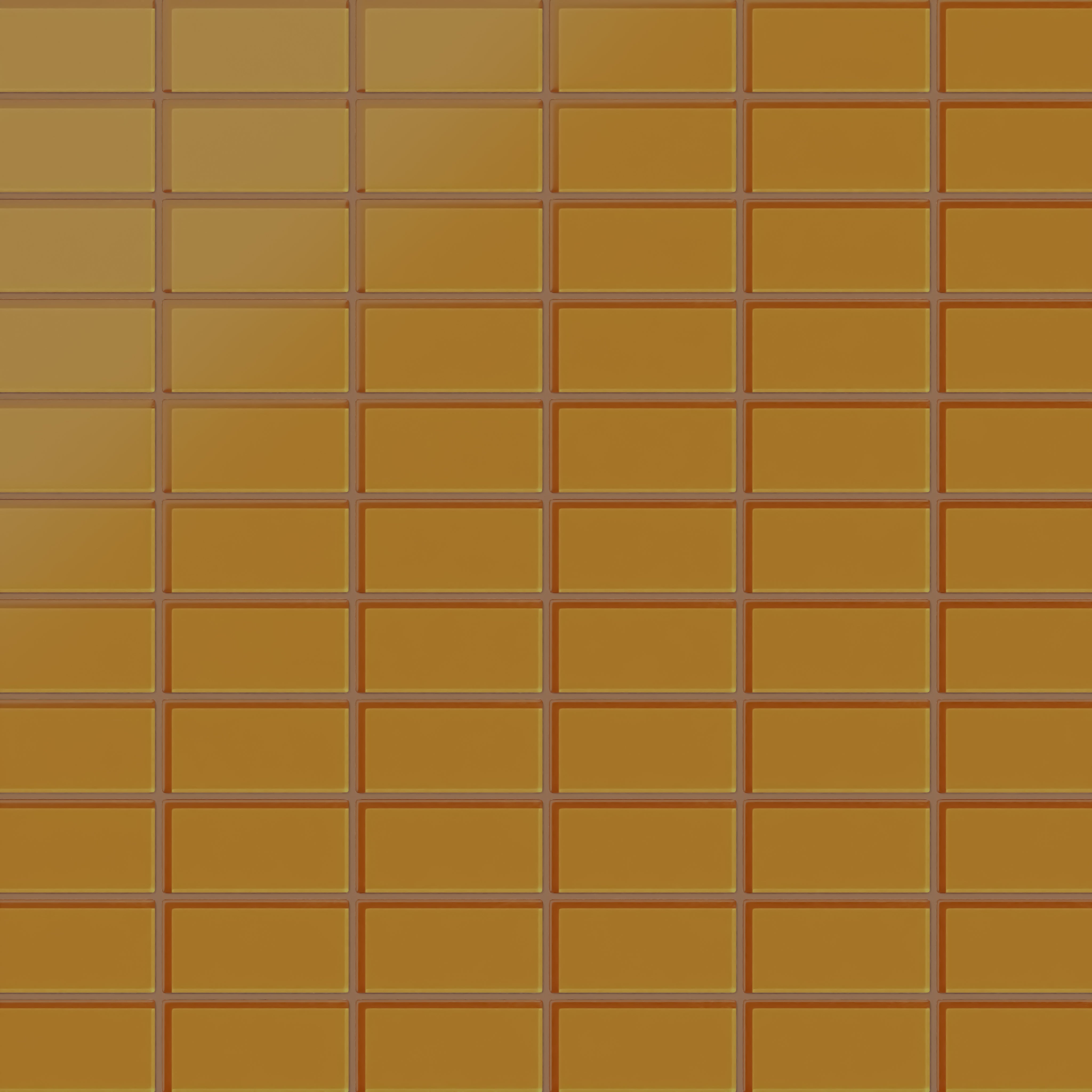 2x4 Straight Set Sheeted Glass Mosaic Tile in Falcon Matte