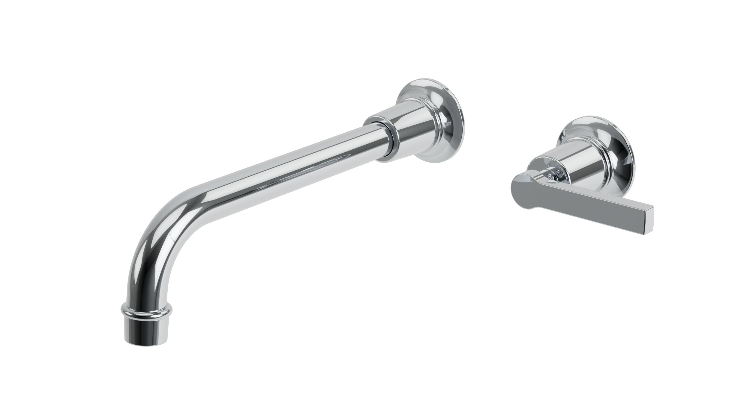 Emerson One Handle Wall Mount 10" Lavatory Faucet with Classic Lever Handle