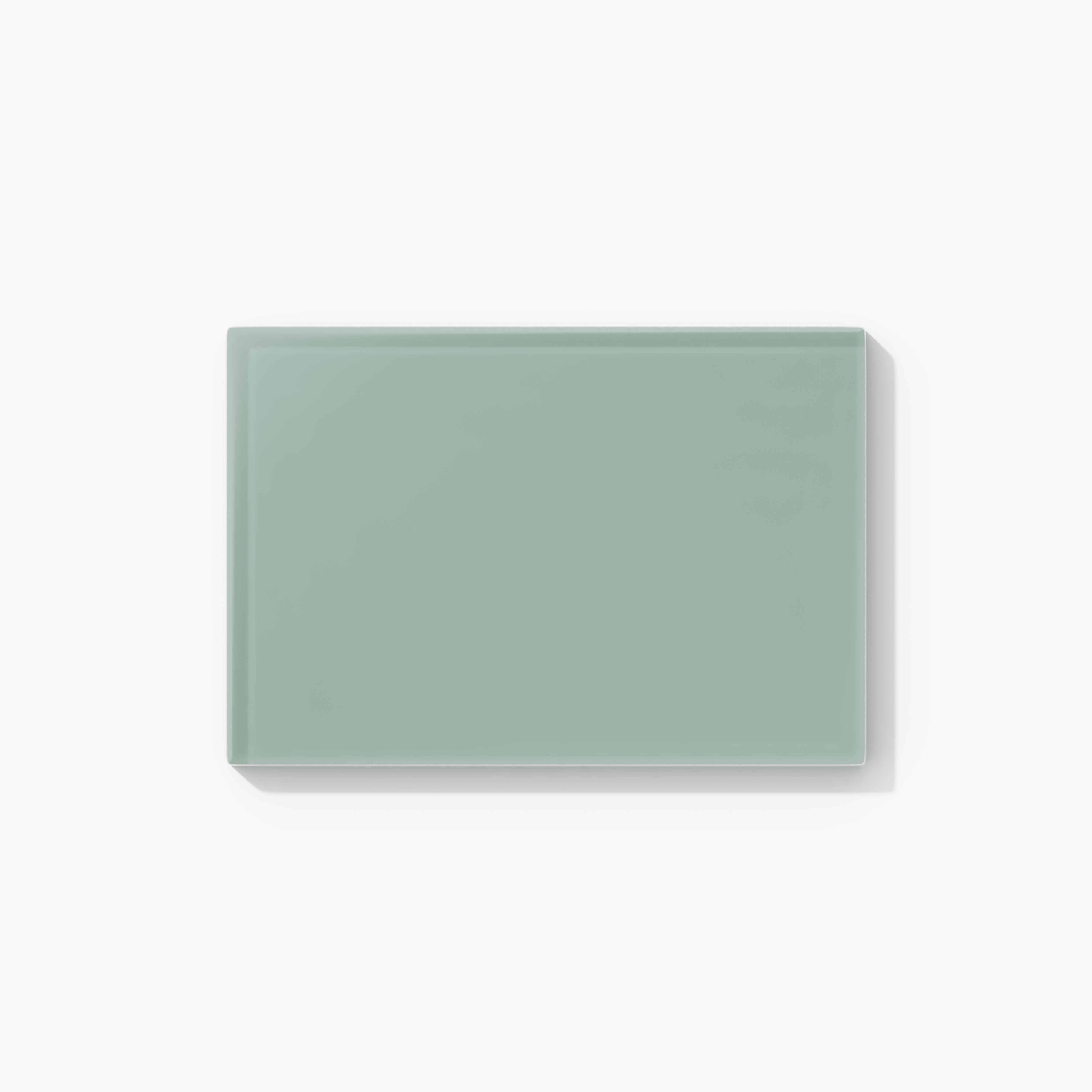 4x6 Glass Tile in Kingfisher Matte