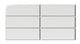 2x6 Natural Press Ceramic Tile in Zinc Gloss