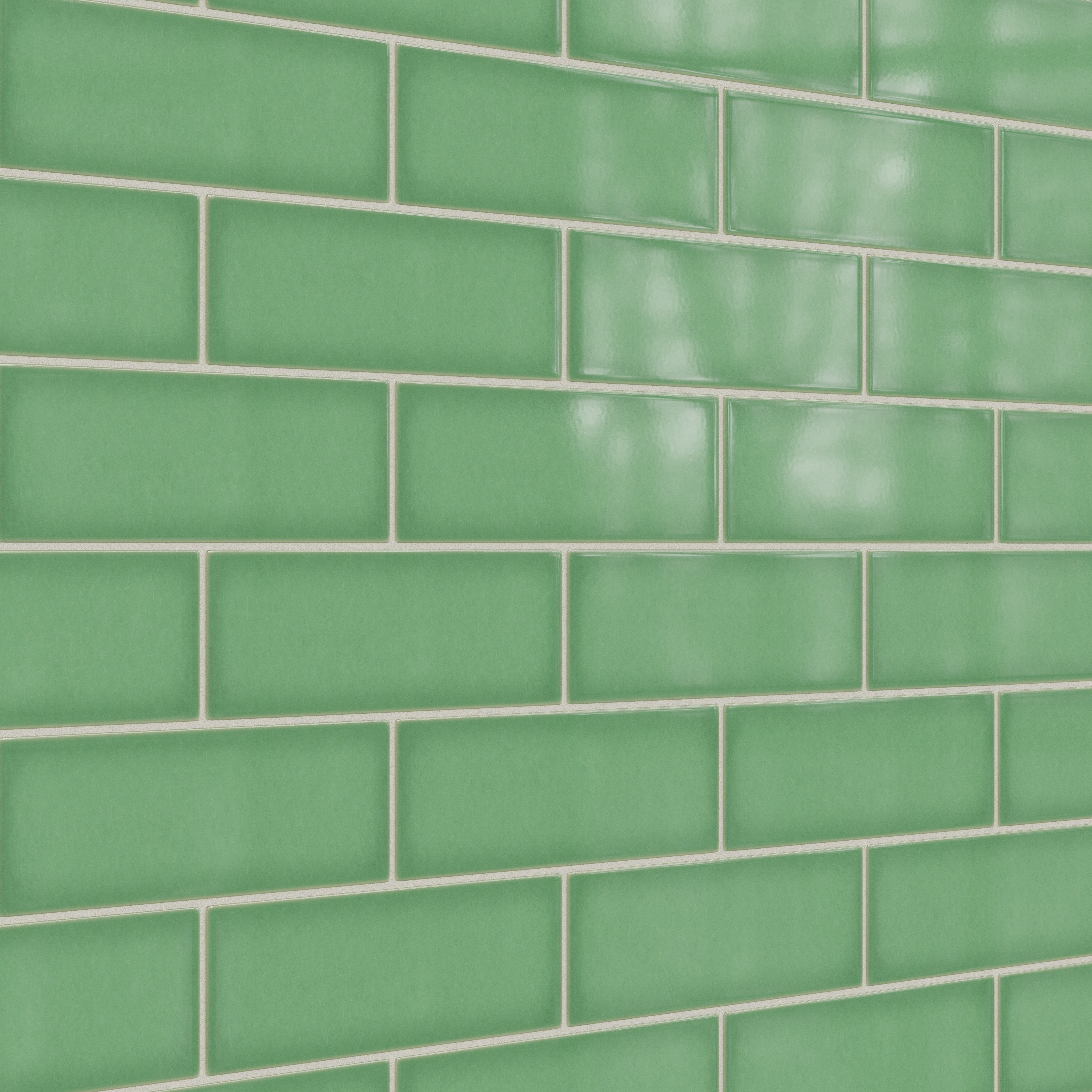 4x12 Original Ceramic Tile in Sea Green Gloss