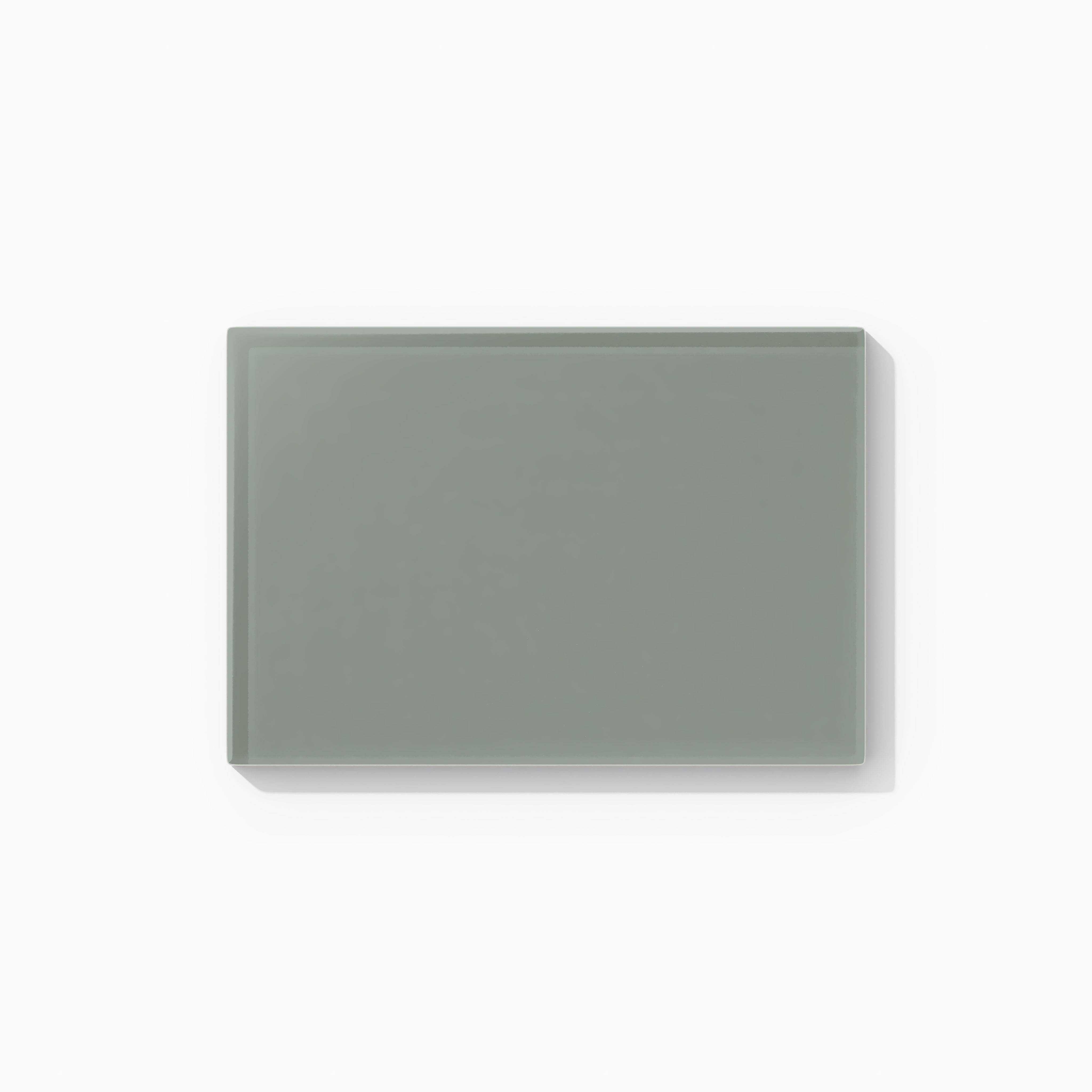4x6 Glass Tile in Hummingbird Matte