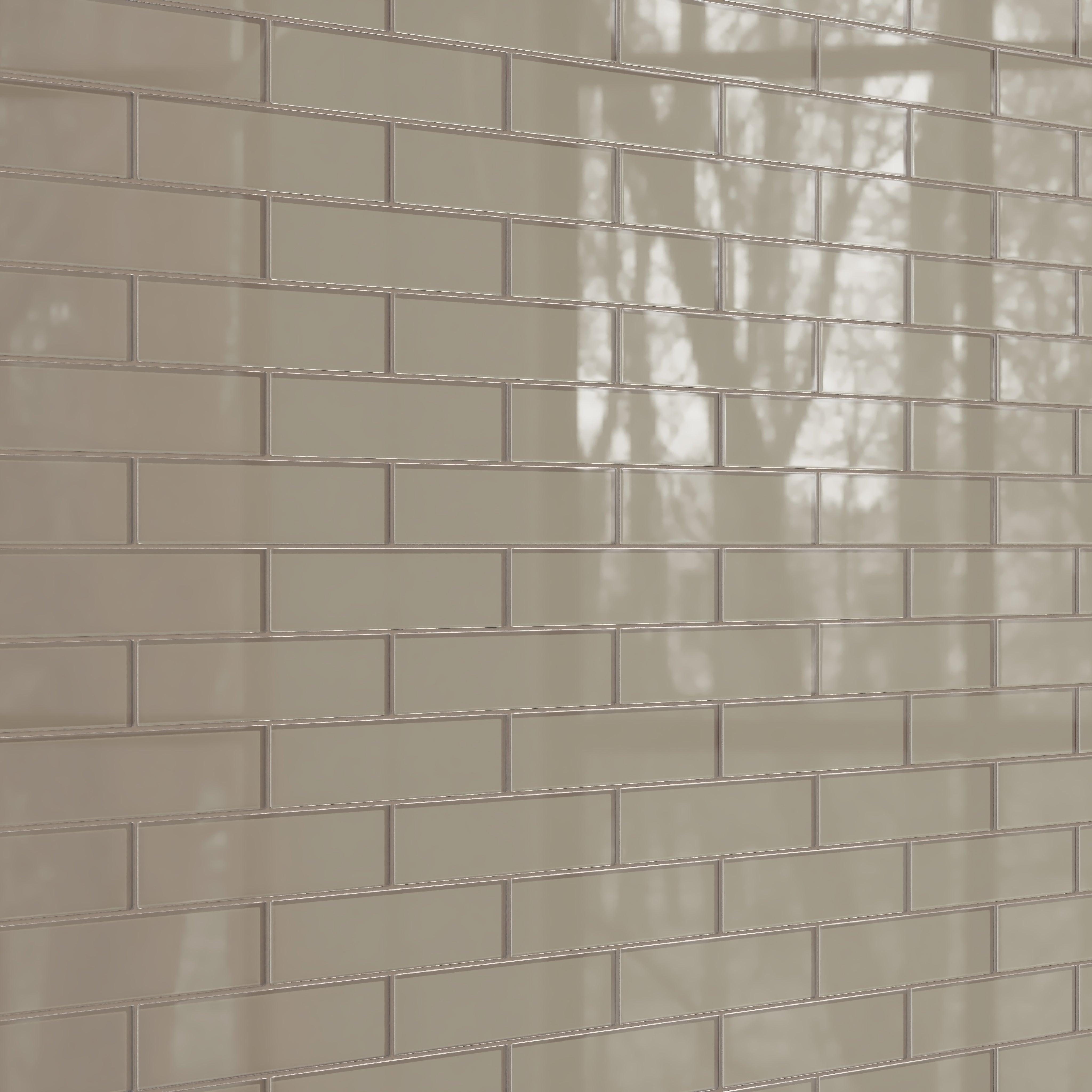 3x12 Glass Tile in Quail Gloss
