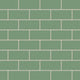 3x6 Original Ceramic Tile in Sea Green Matte