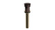 Lavatory Faucet Soft Touch Drain with Overflow in Architectural Copper