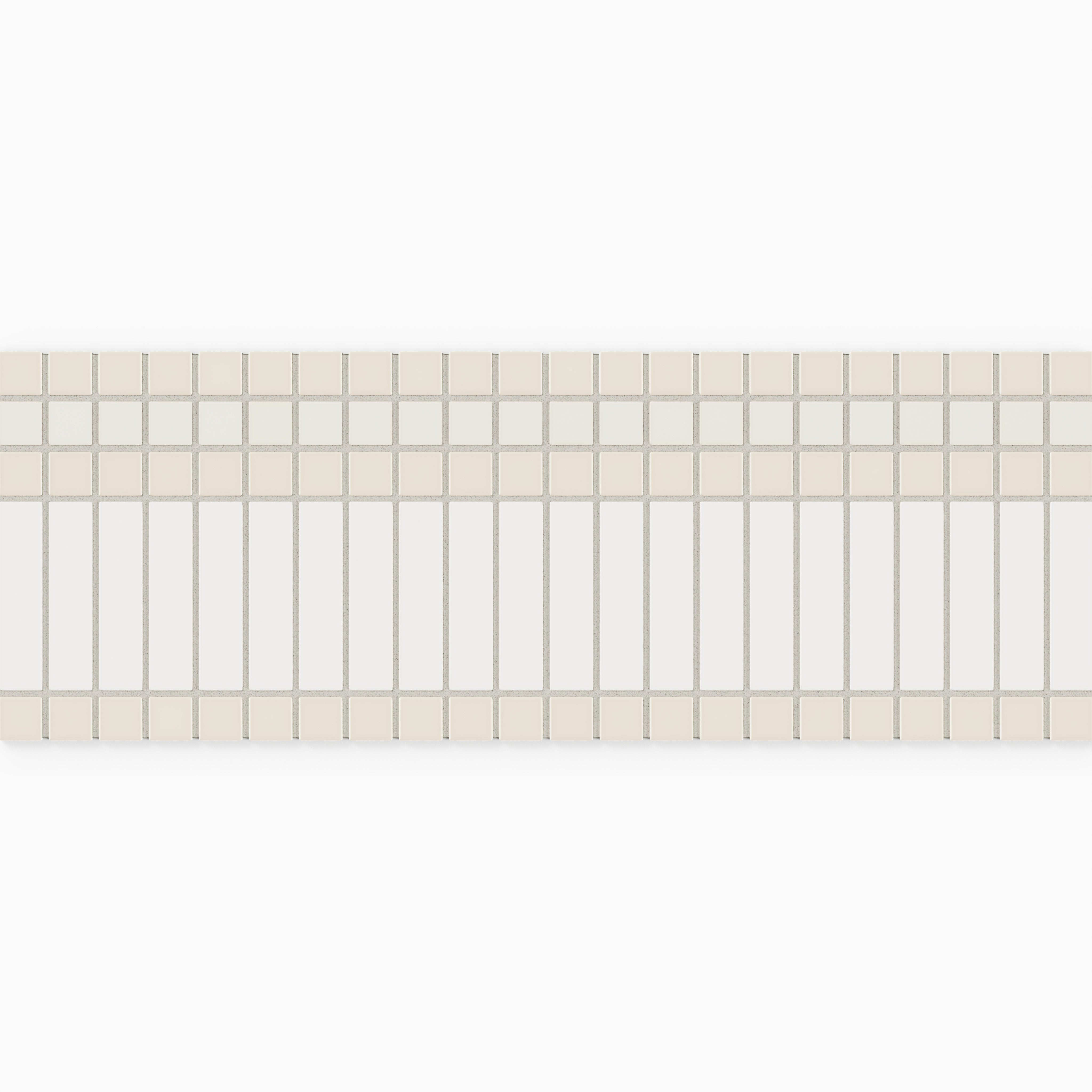 Channel Stripe Border Sample Kit in Linen Matte