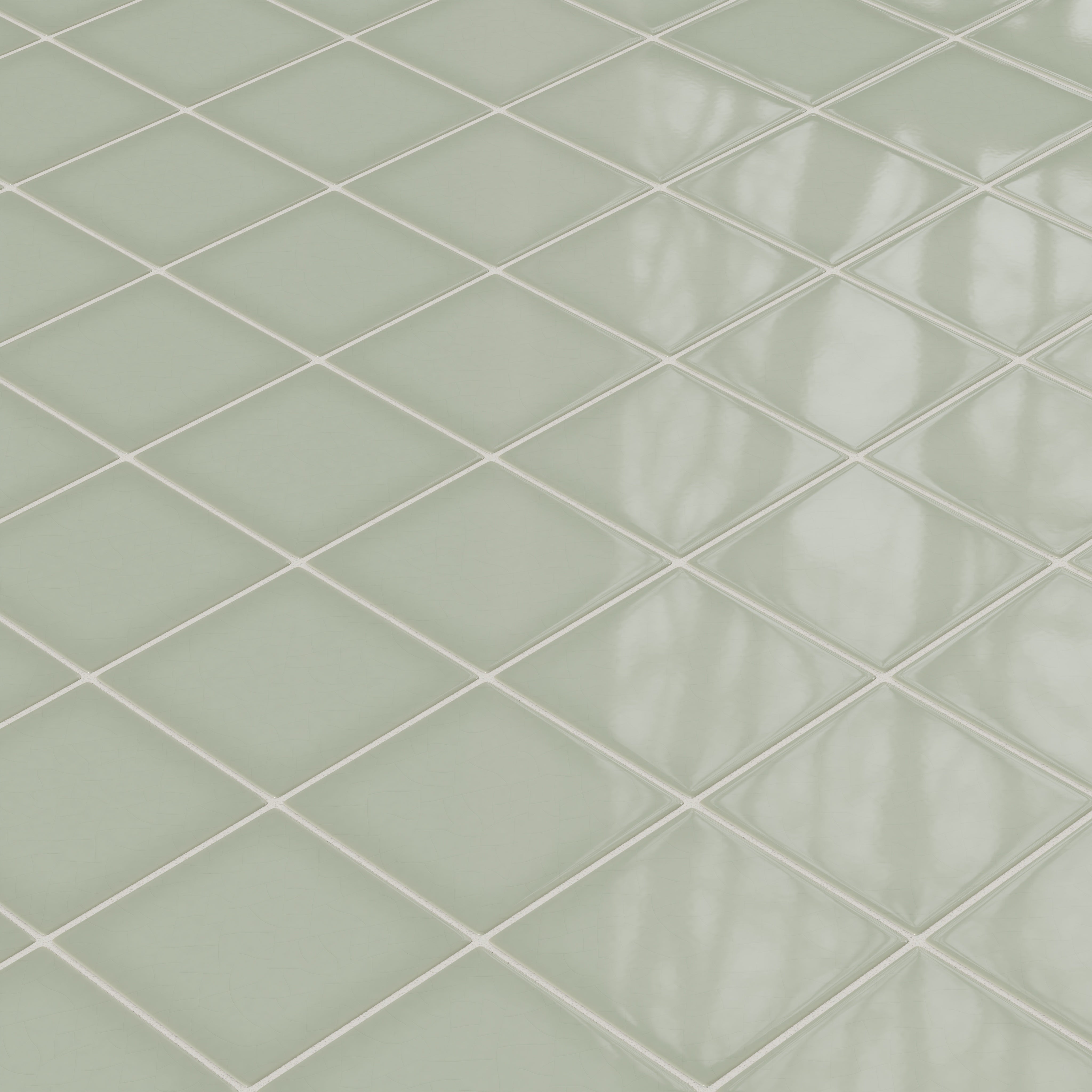 6x6 Original Ceramic Tile in Rosemary Gloss