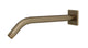 Flatiron 45-Degree 12" Shower Arm with Flange in Antique Brass