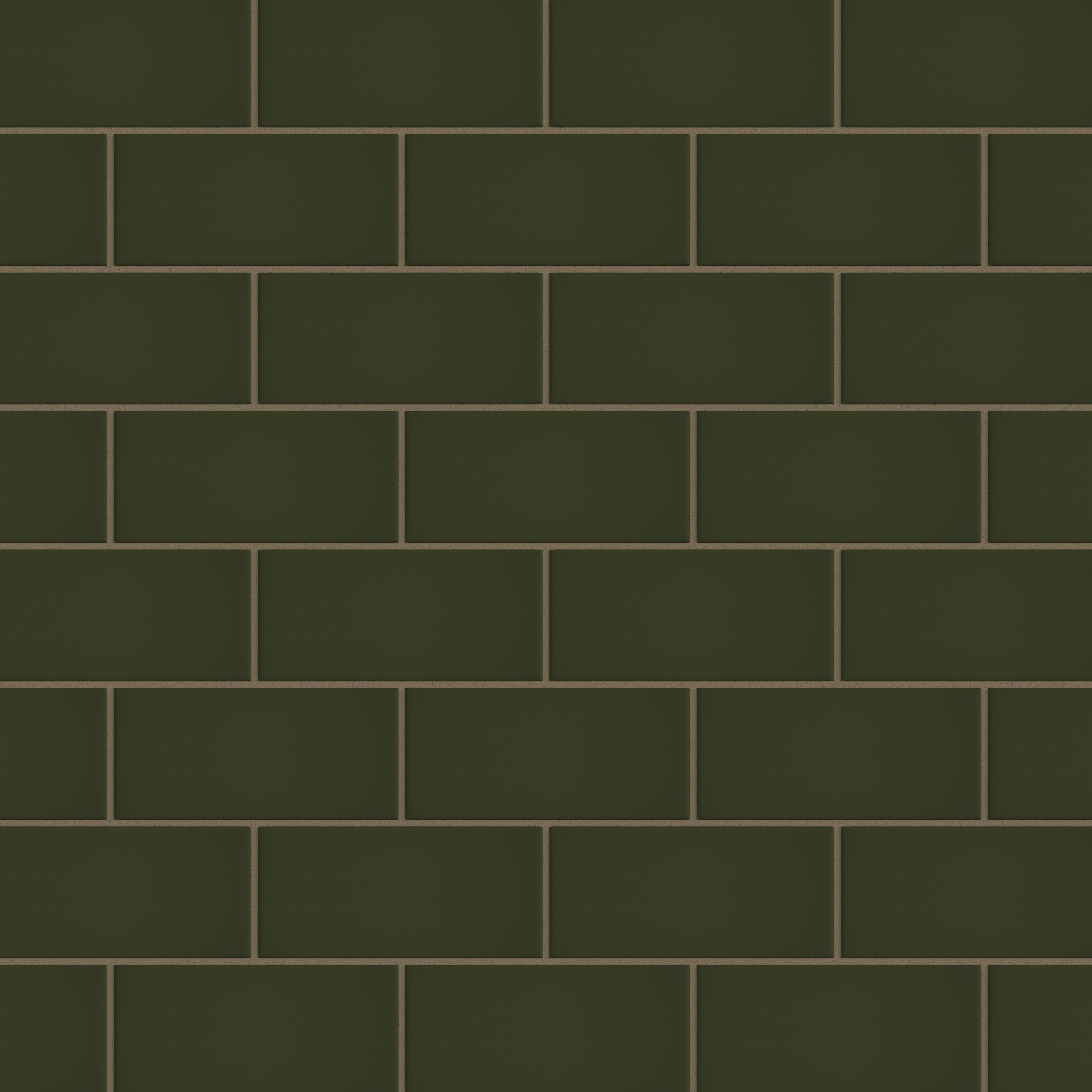 3x6 Natural Press Ceramic Tile in Green Apatite Matte