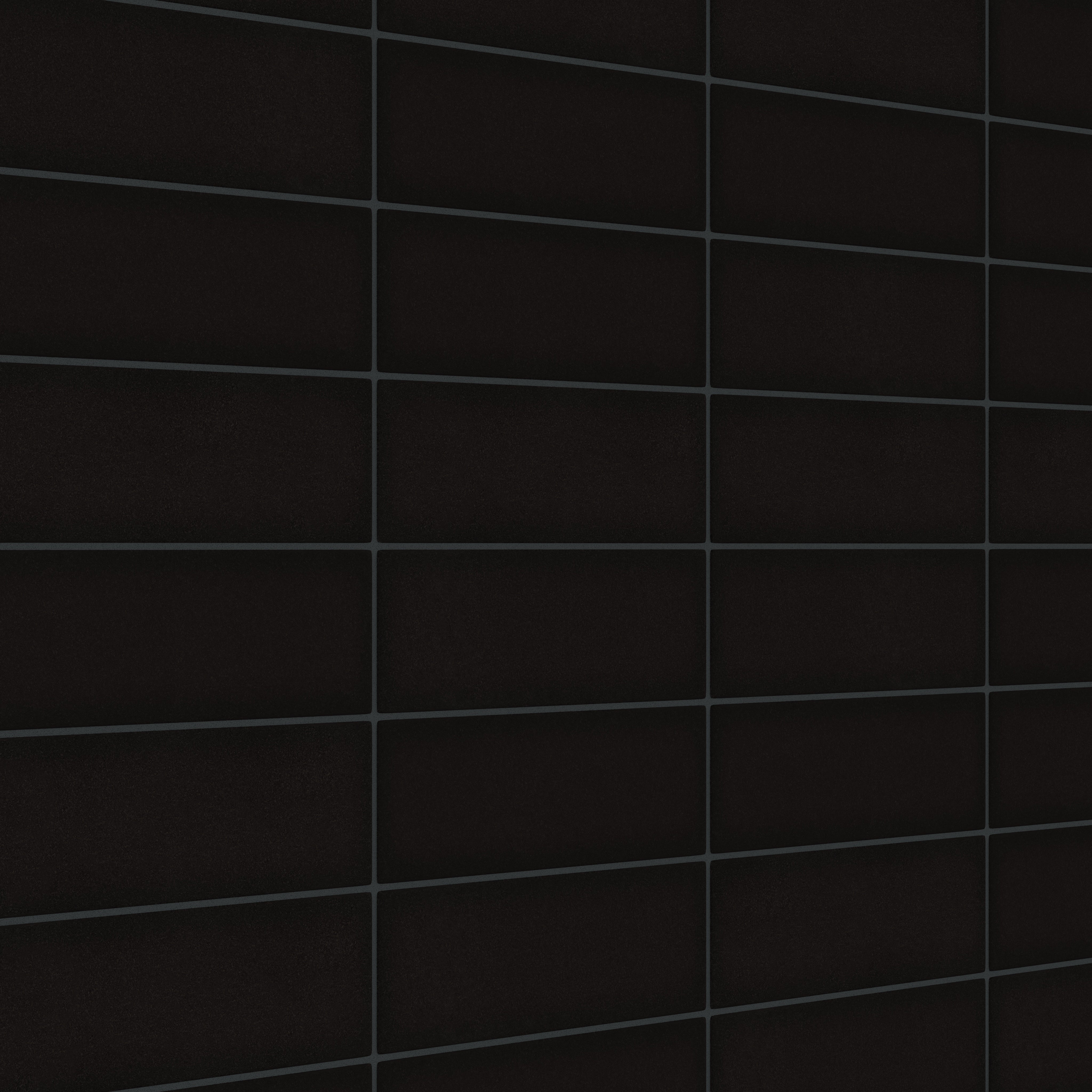 4x12 Original Ceramic Tile in Raven Matte