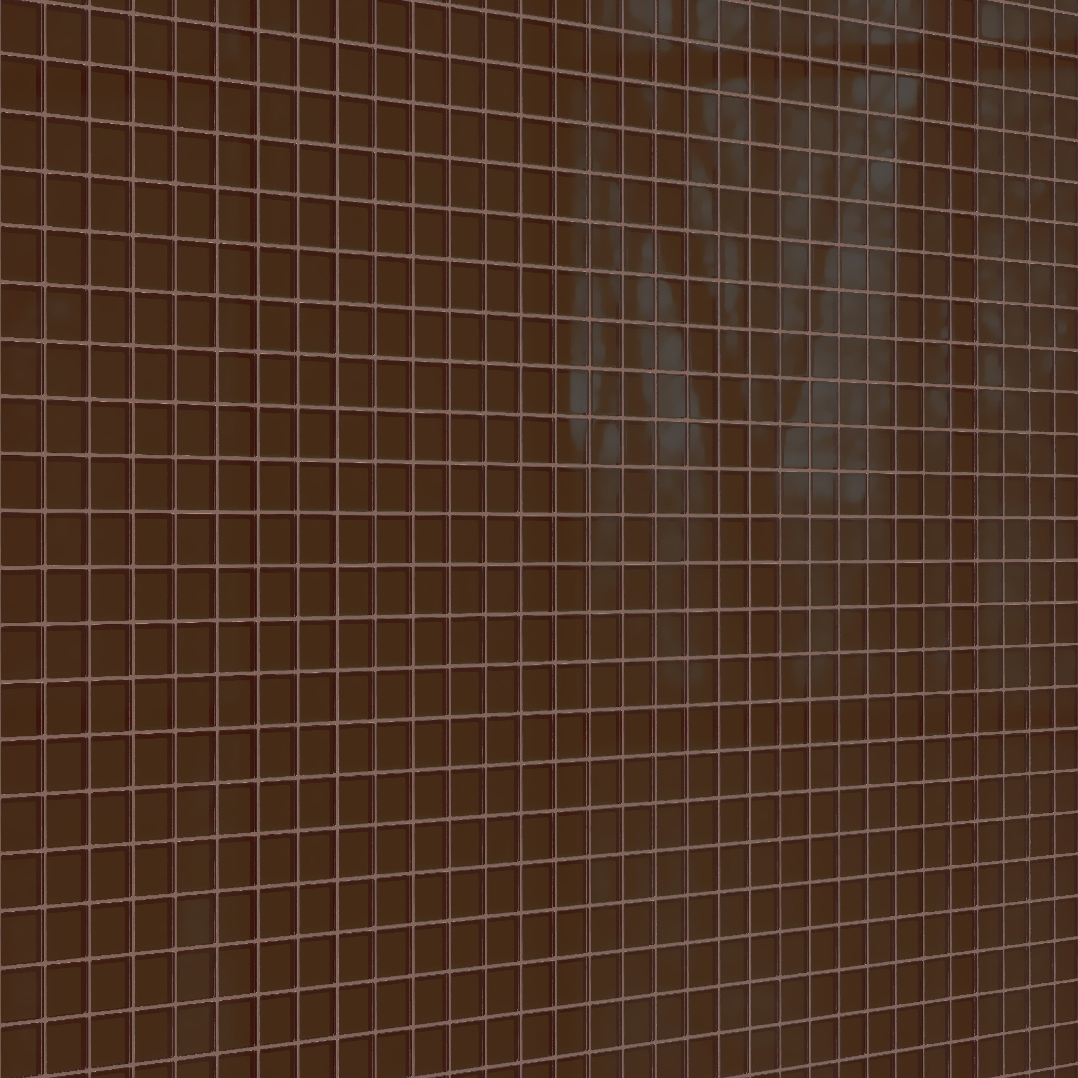 2x2 Straight Set Sheeted Glass Mosaic Tile in Thrasher Gloss
