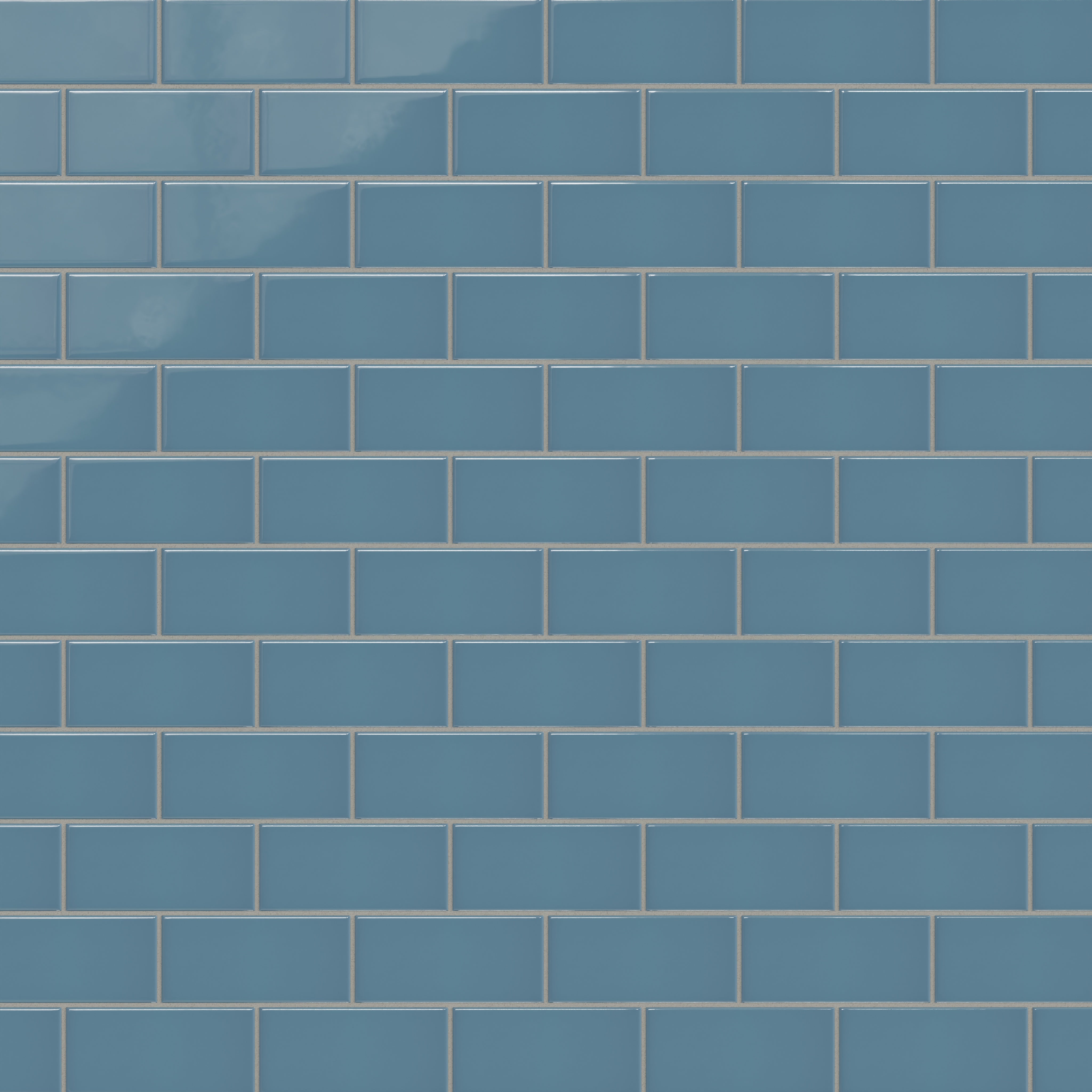 3x6 Natural Press Ceramic Tile in Azurite Gloss