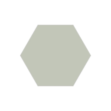 8" Hexagon Original Ceramic Tile in Salton Sea Matte