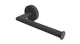 Contour Single Post Paper Holder in Blackened Nickel