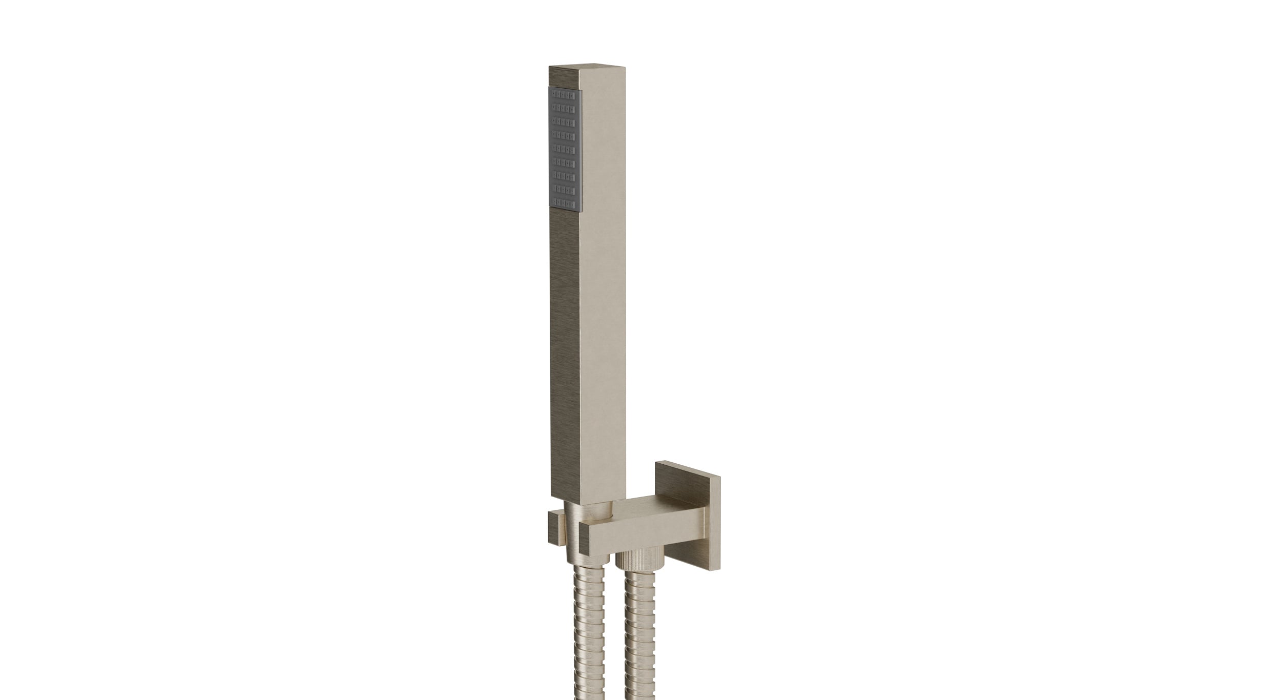 Flatiron Wall Elbow with Hook Kit - Less Hand Shower in Satin Nickel