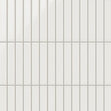 1x6 Straight Set Sheeted Original Ceramic Mosaic Tile in Feldspar Gloss