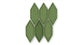 Picket Original Ceramic Tile in Kelp Gloss
