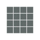 2x2 Straight Set Sheeted Original Ceramic Mosaic Tile in Flagstone Gloss