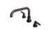 Flatiron Two Handle Deck Mount Squaretop Bath Trim with Linear Lever Handles in Antique Bronze