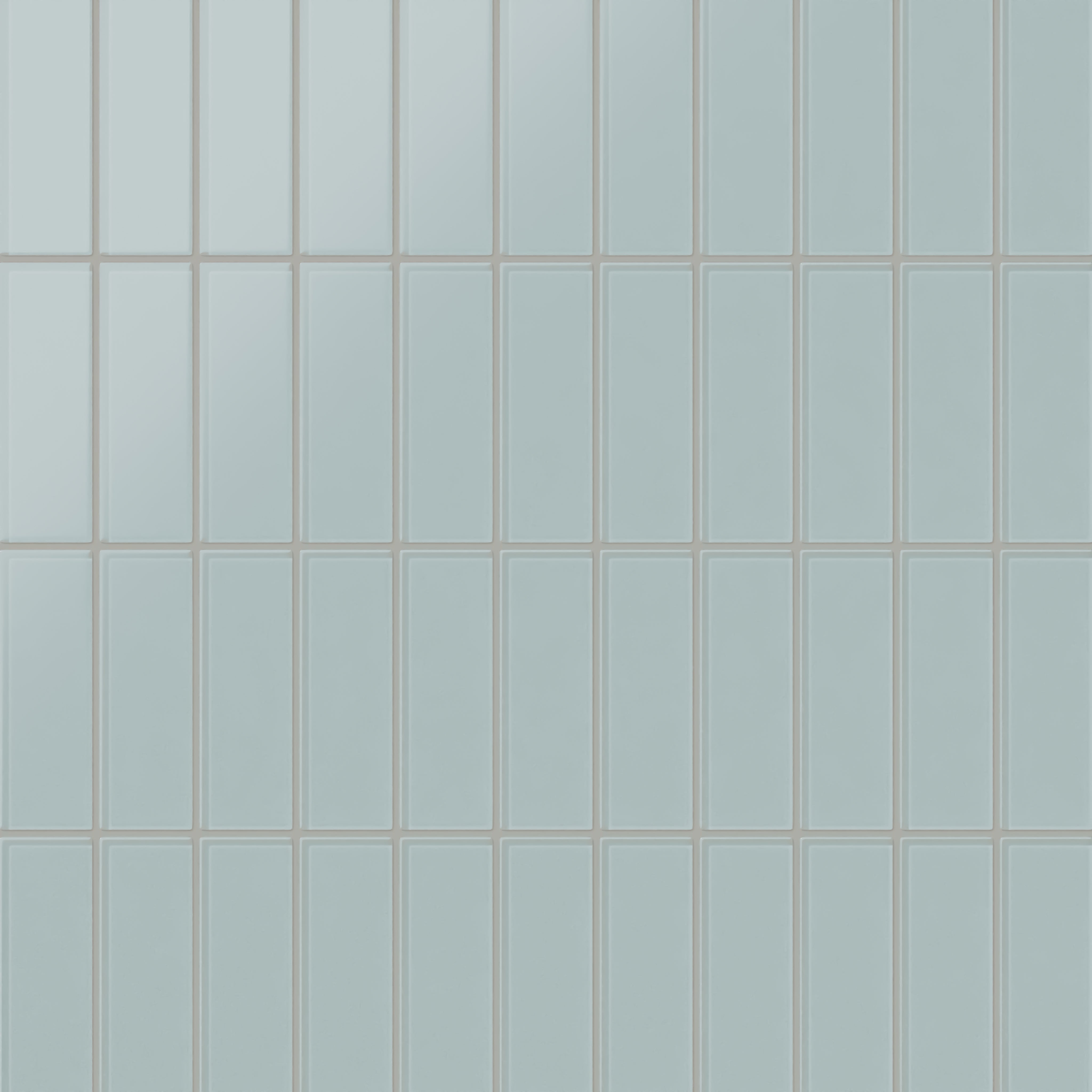 2x6 Glass Tile in Great Blue Heron Matte