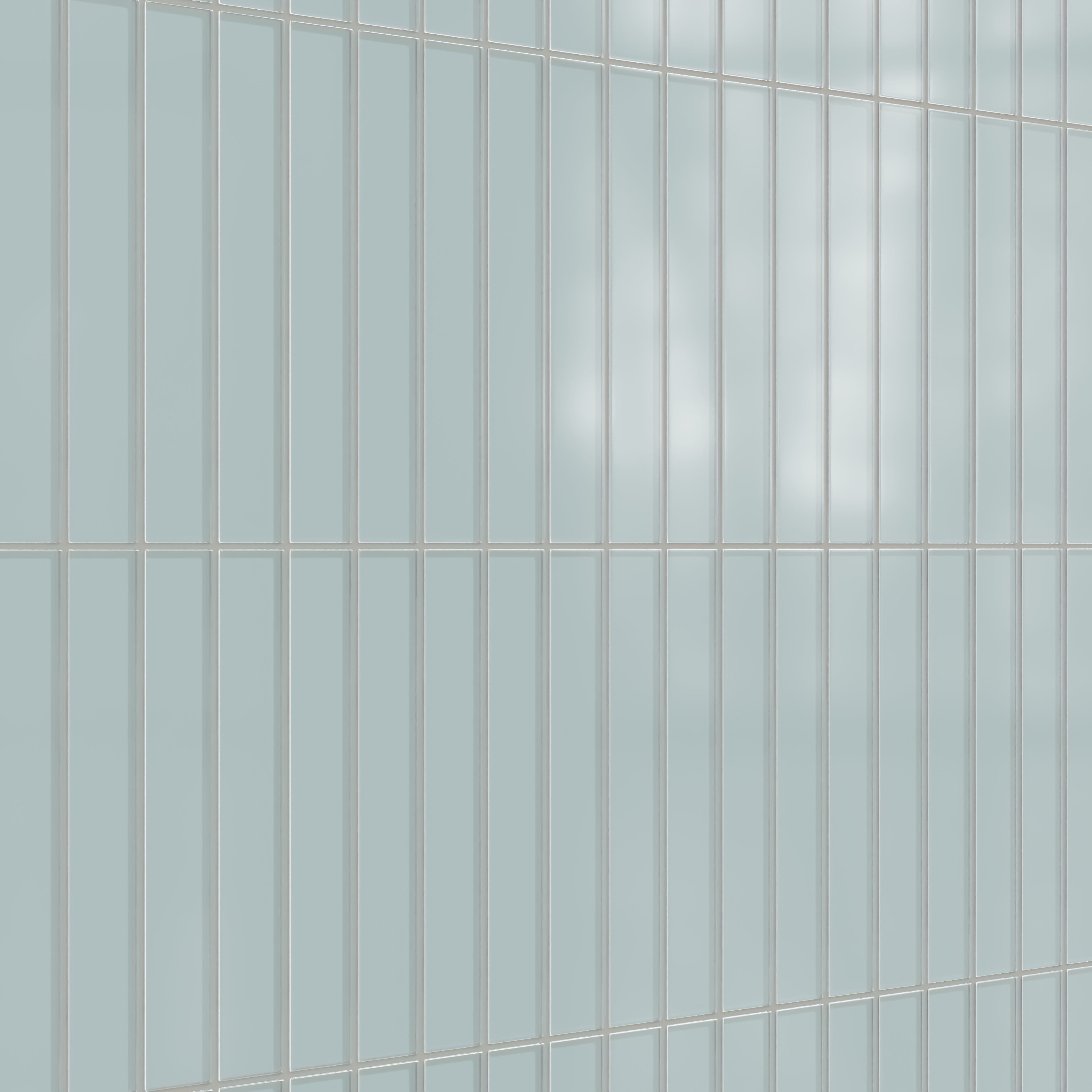 Great Blue Heron 2x12 Matte Glass Tile - Fireclay Tile