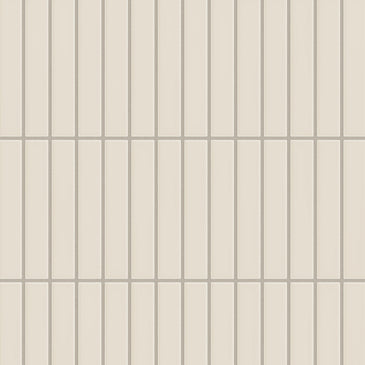 1x6 Straight Set Sheeted Original Ceramic Mosaic Tile in Sand Dune Matte