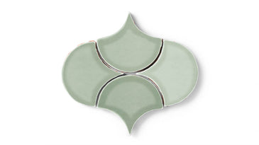 Ogee Drop Original Ceramic Tile in Rosemary Gloss