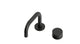 Foundry One Handle Deck Mount Squaretop Lavatory Faucet with Barrel Knob Handle in Oil Rubbed Bronze