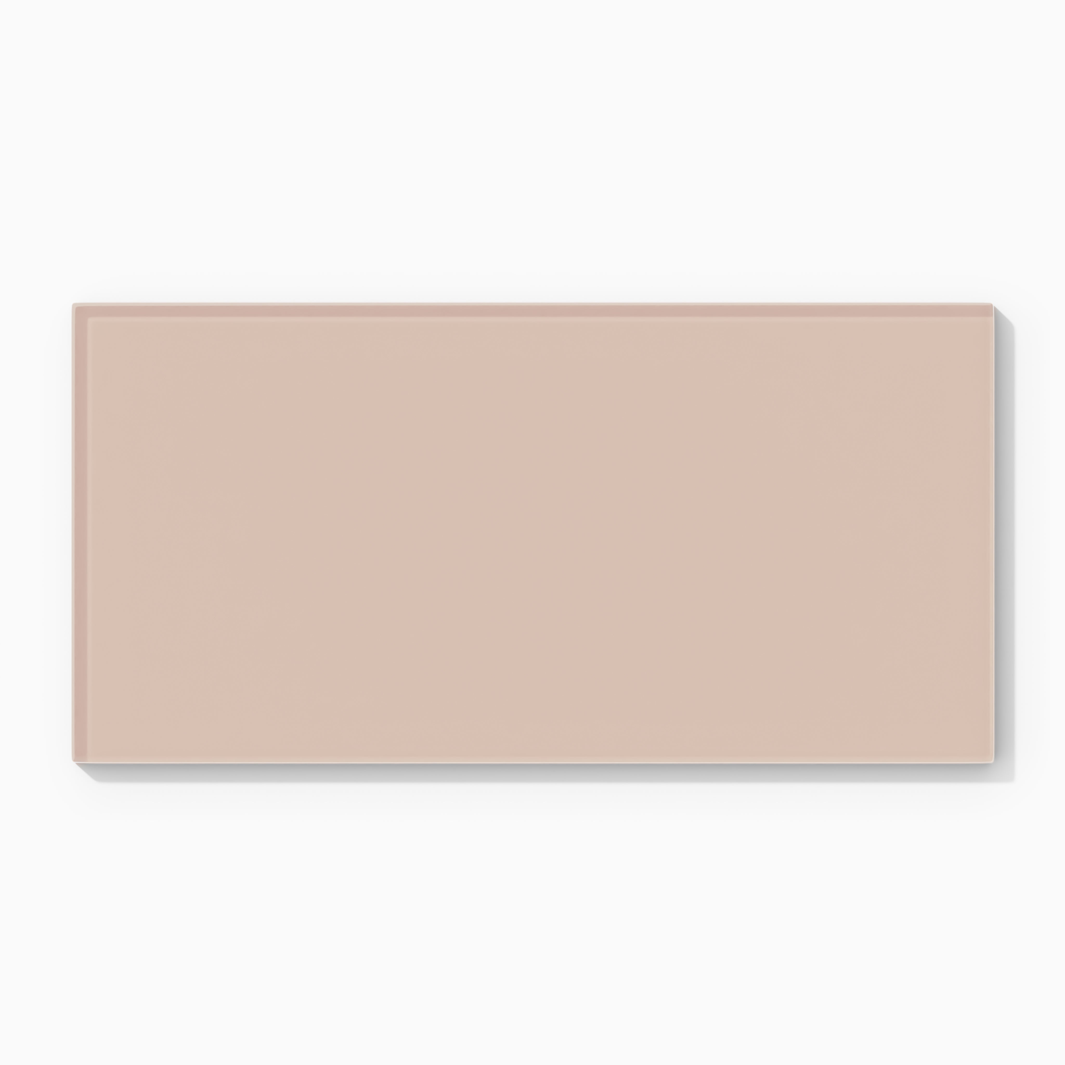 6x12 Glass Tile in Rosy Finch Gloss