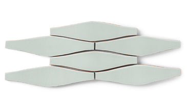 Wave Original Ceramic Tile in Salton Sea Gloss