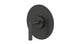 Contour One Handle Wall Mount Shower Trim with Soft Lever Handle in Blackened Nickel