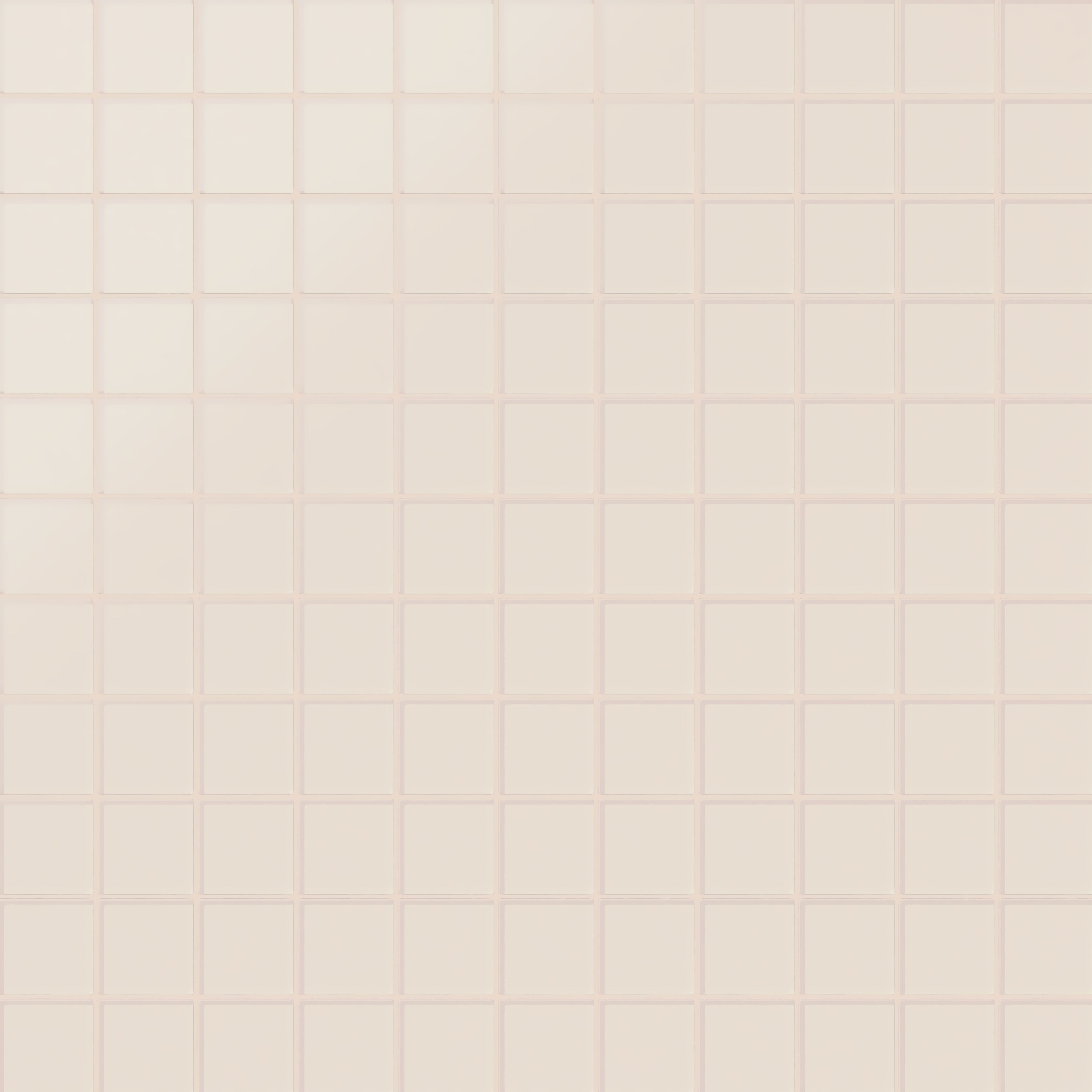 3x3 Straight Set Sheeted Glass Mosaic Tile in Sandpiper Matte
