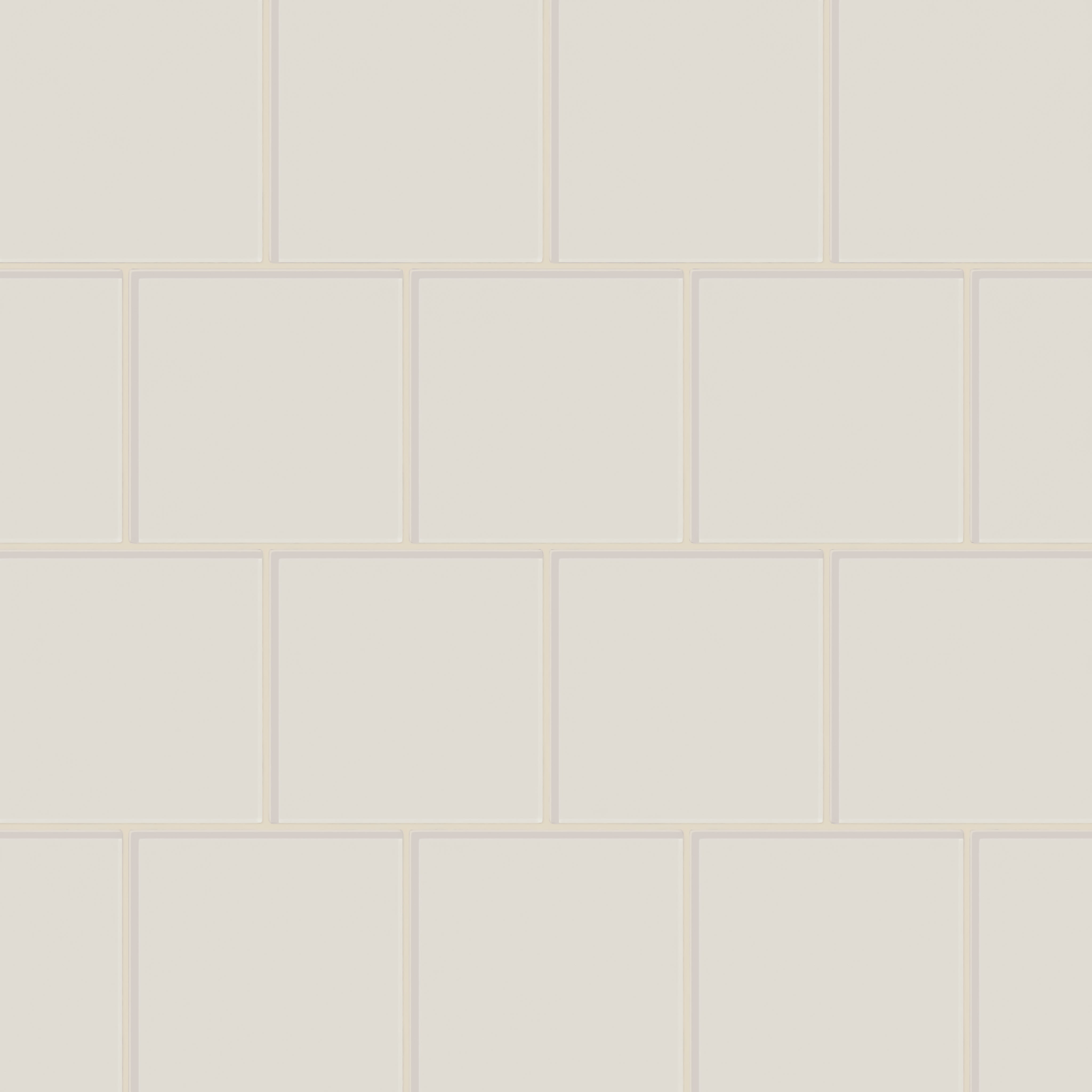 6x6 Glass Tile in Dove Gloss