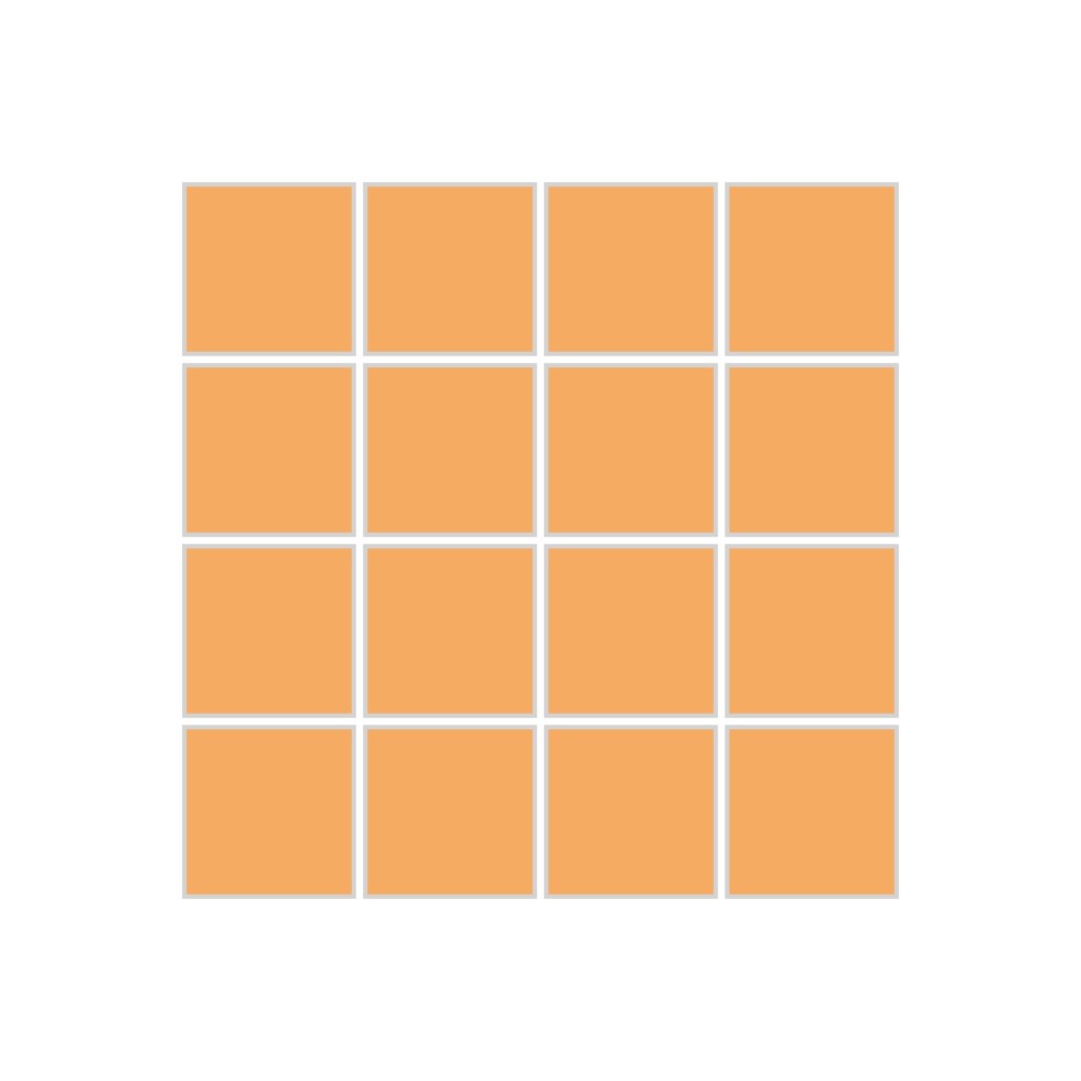 2x2 Straight Set Sheeted Original Ceramic Mosaic Tile in Koi Matte