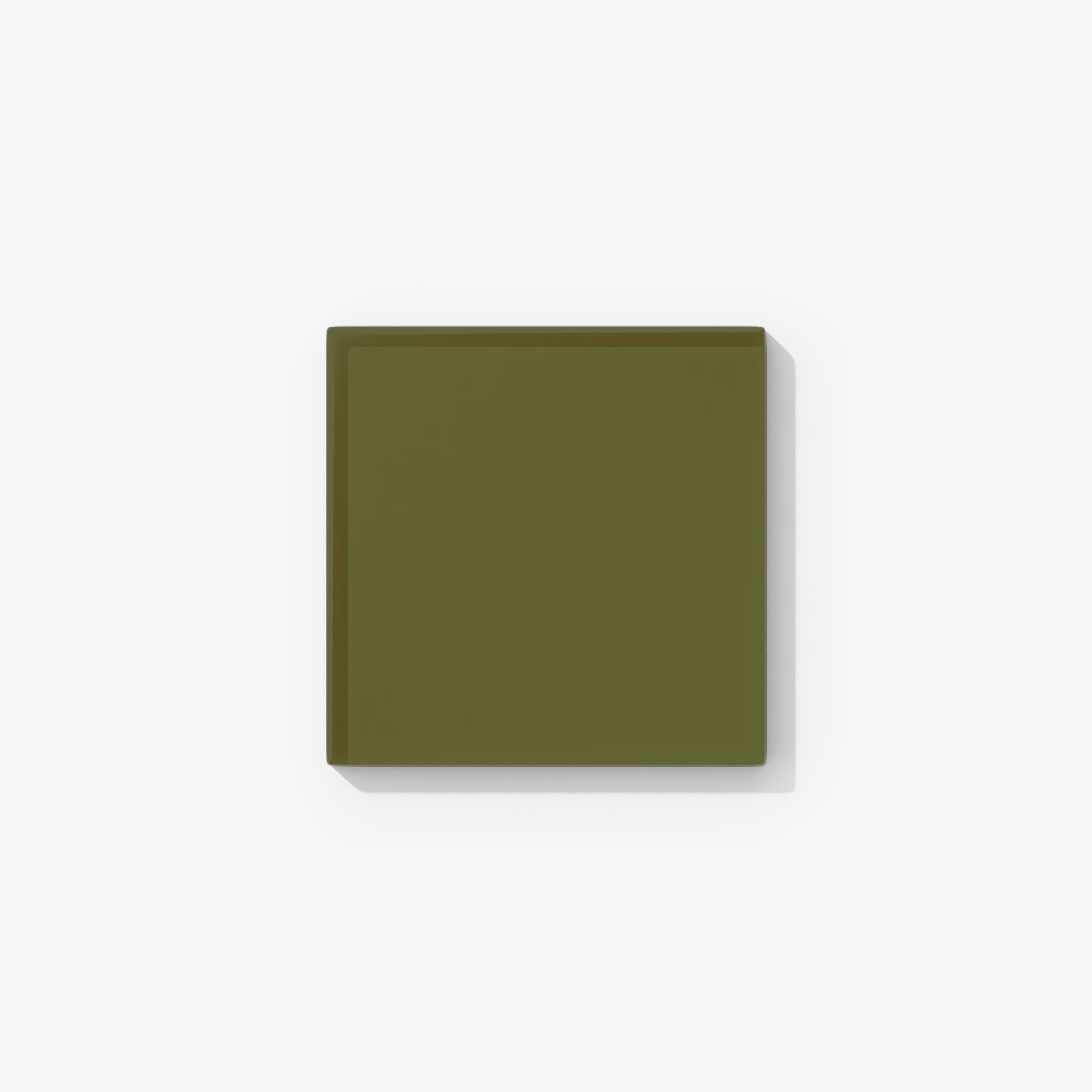 4x4 Glass Tile in Cormorant Matte