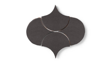 Ogee Drop Original Ceramic Tile in Carbon Matte