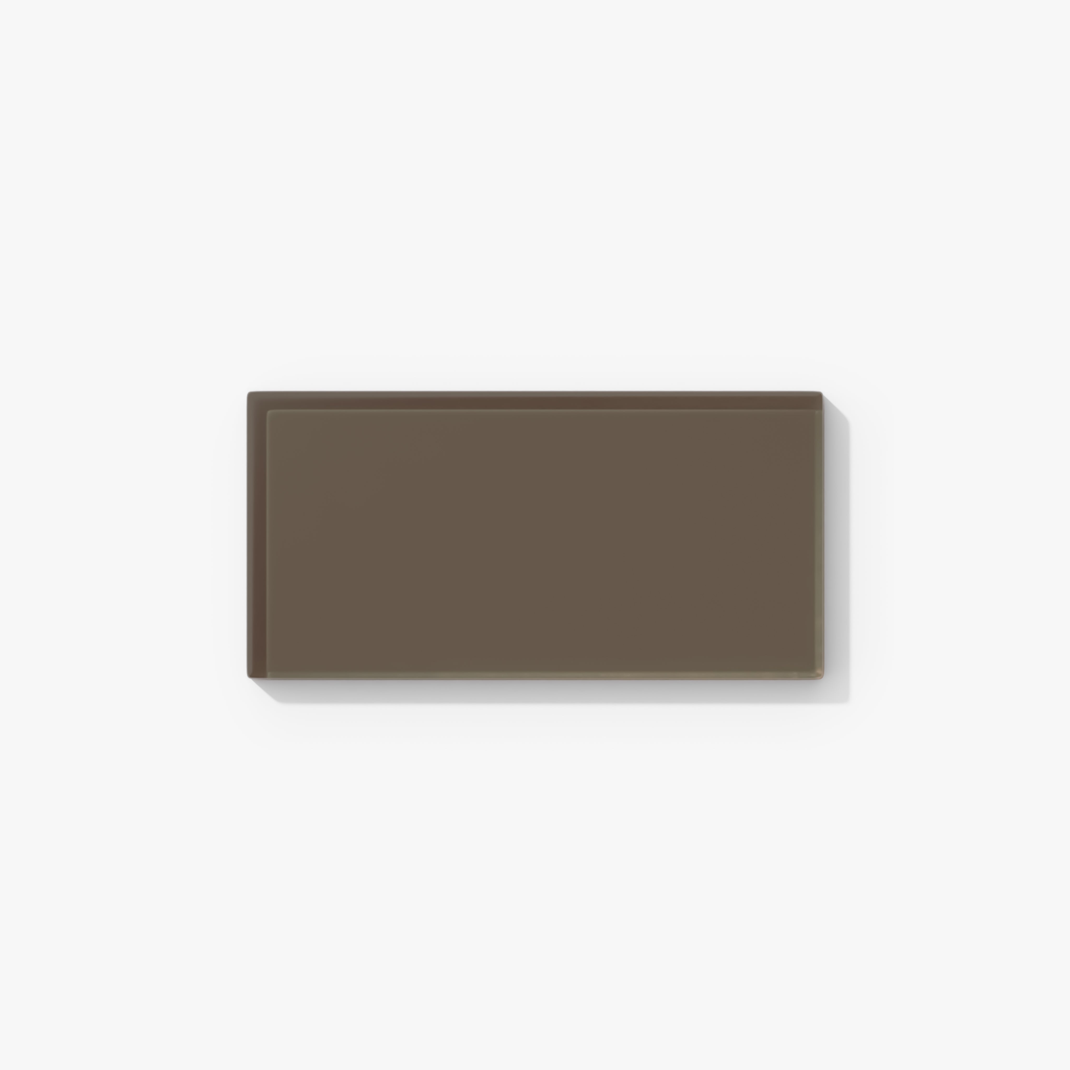 3x6 Glass Tile in Albatross Matte