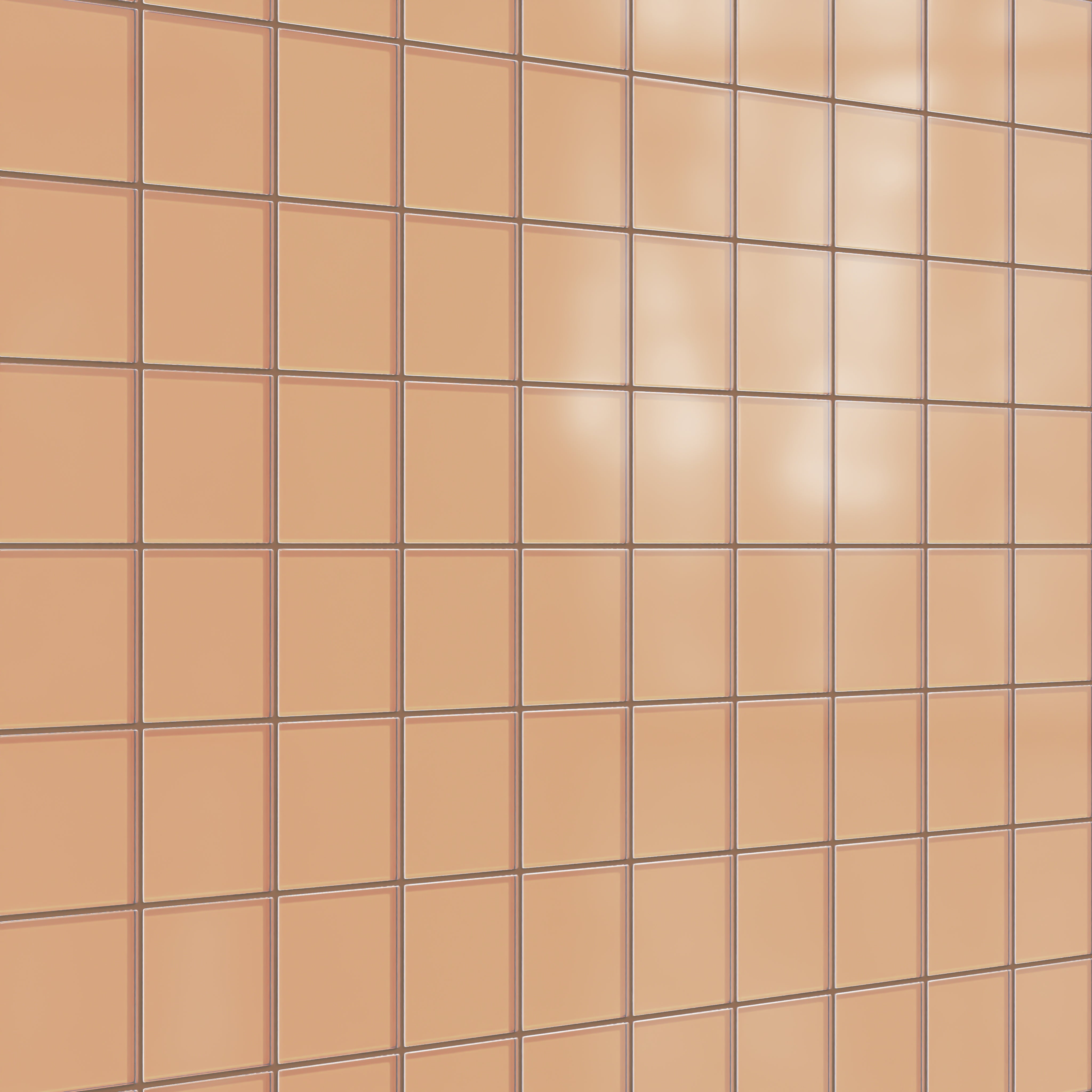 4x4 Glass Tile in Carolina Wren Matte