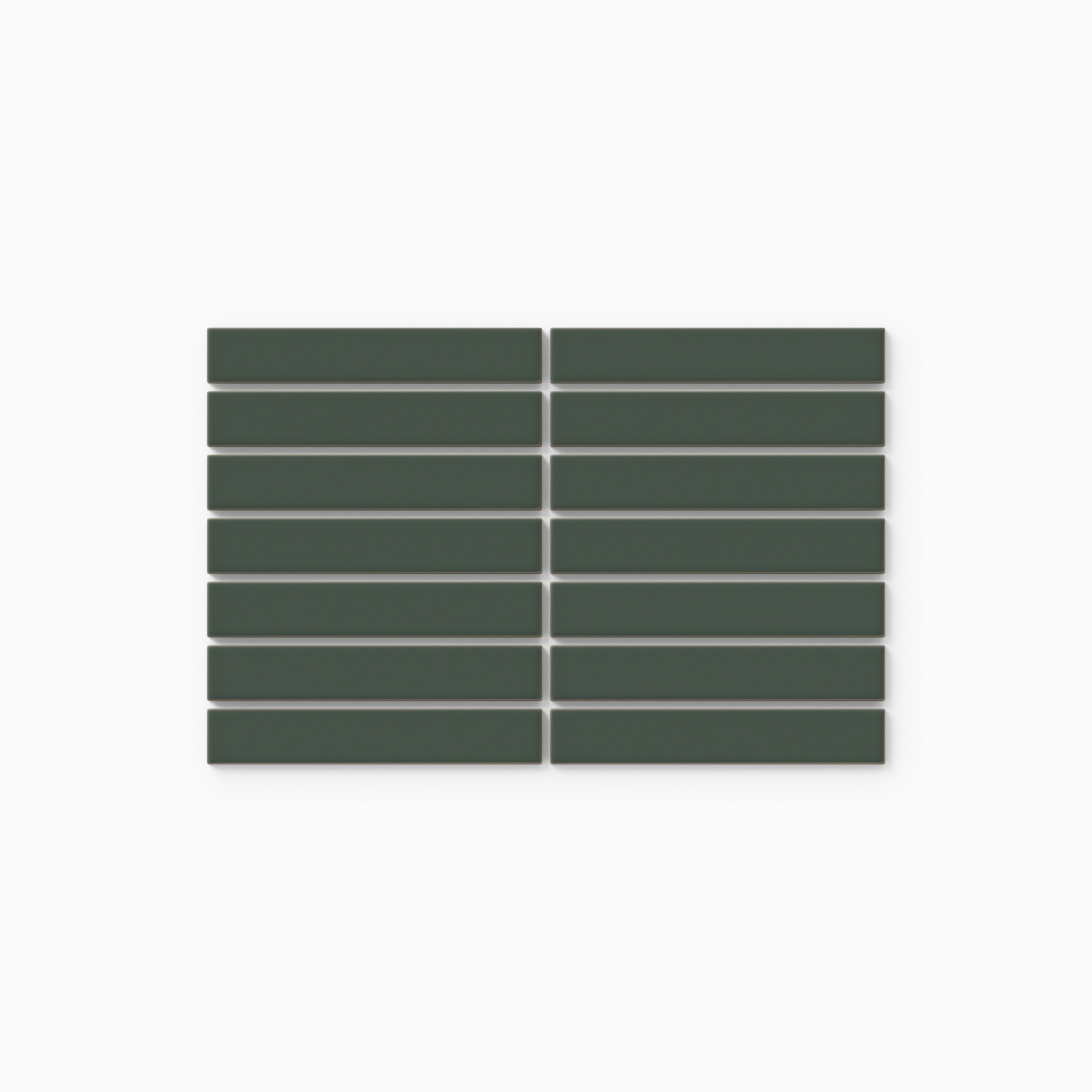 1x6 Straight Set Sheeted Original Ceramic Mosaic Tile in Tempest Matte