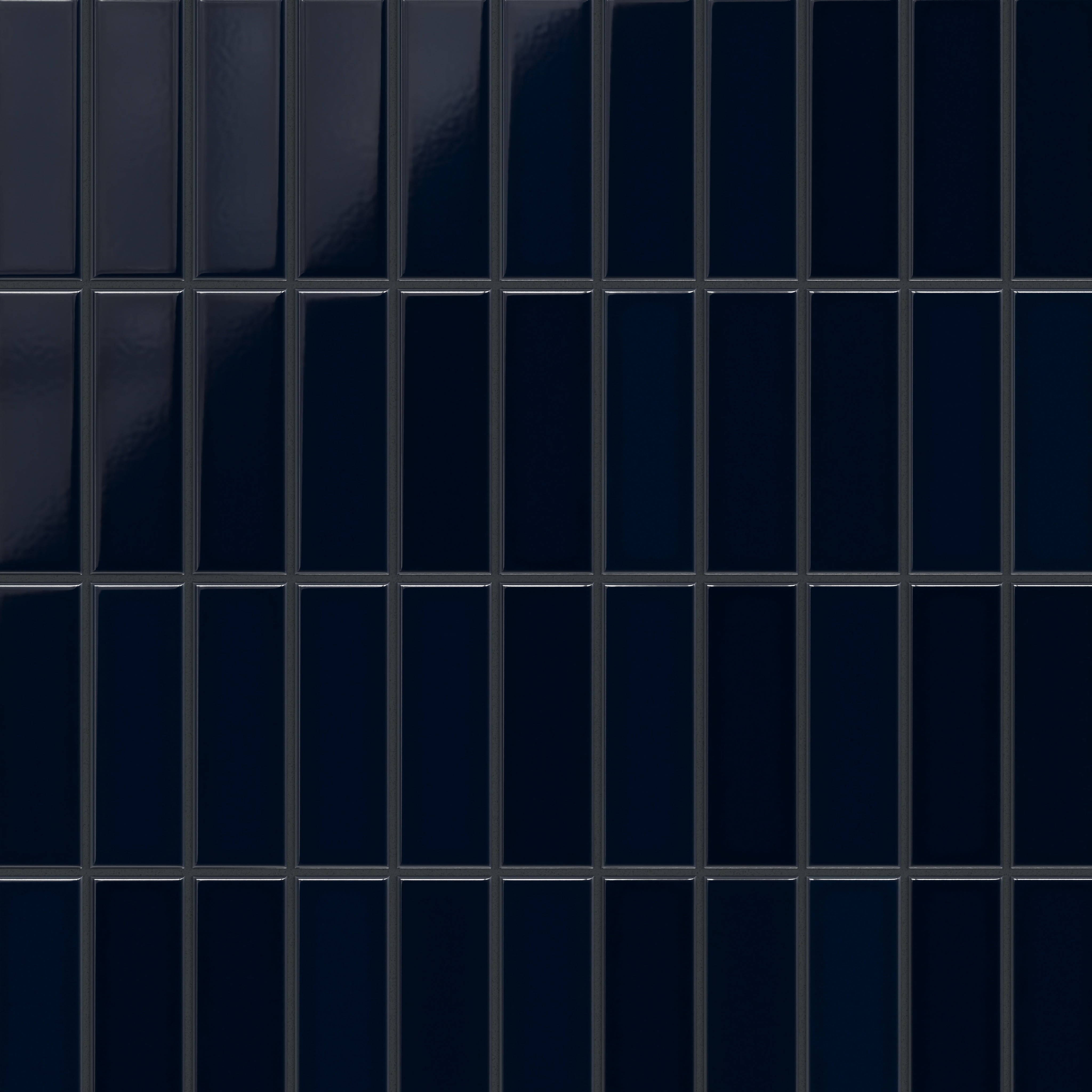 2x6 Original Ceramic Tile in Navy Blue Gloss - Fireclay Tile