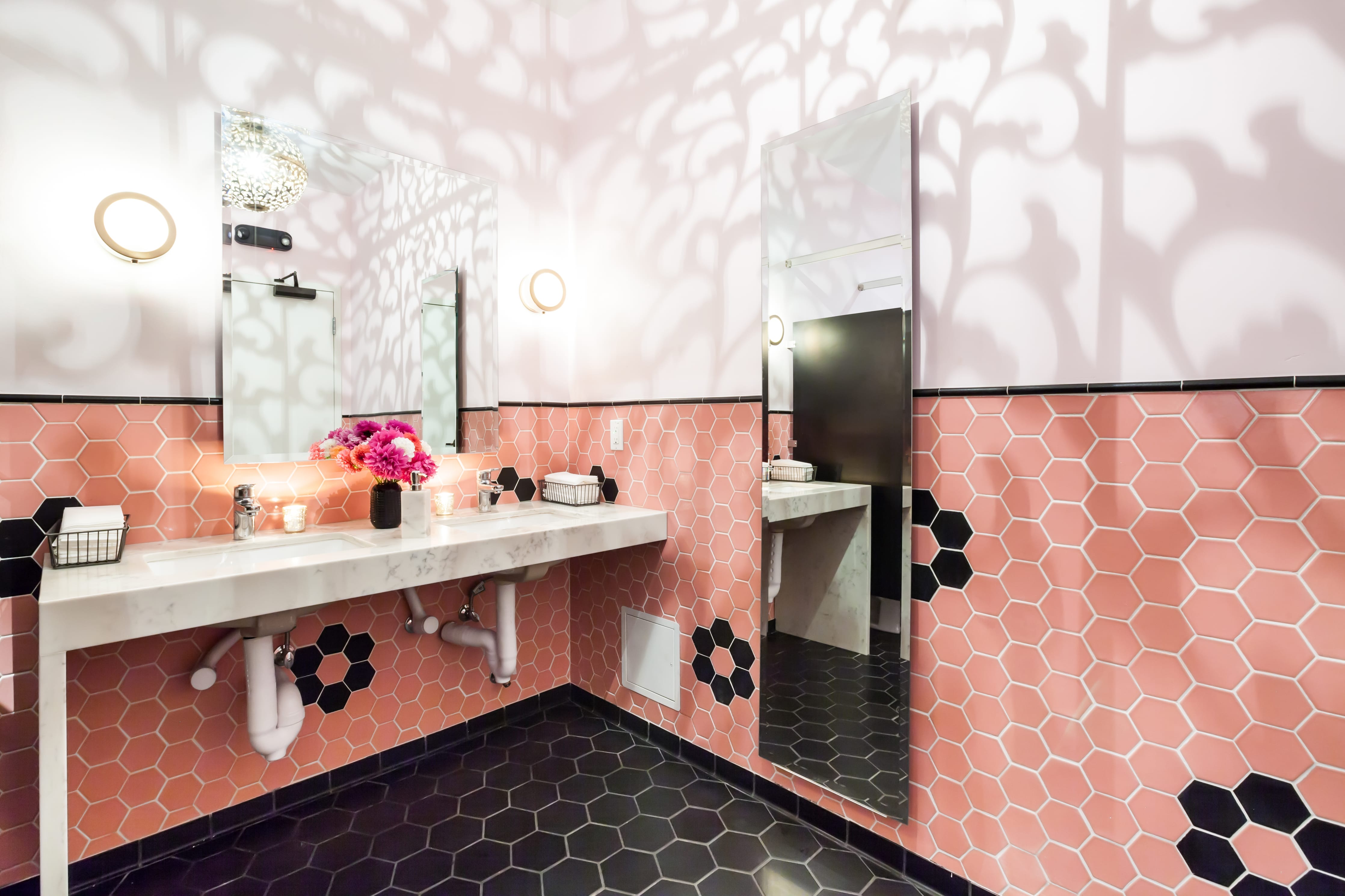 4" Hexagon Original Ceramic Tile in Raven Matte