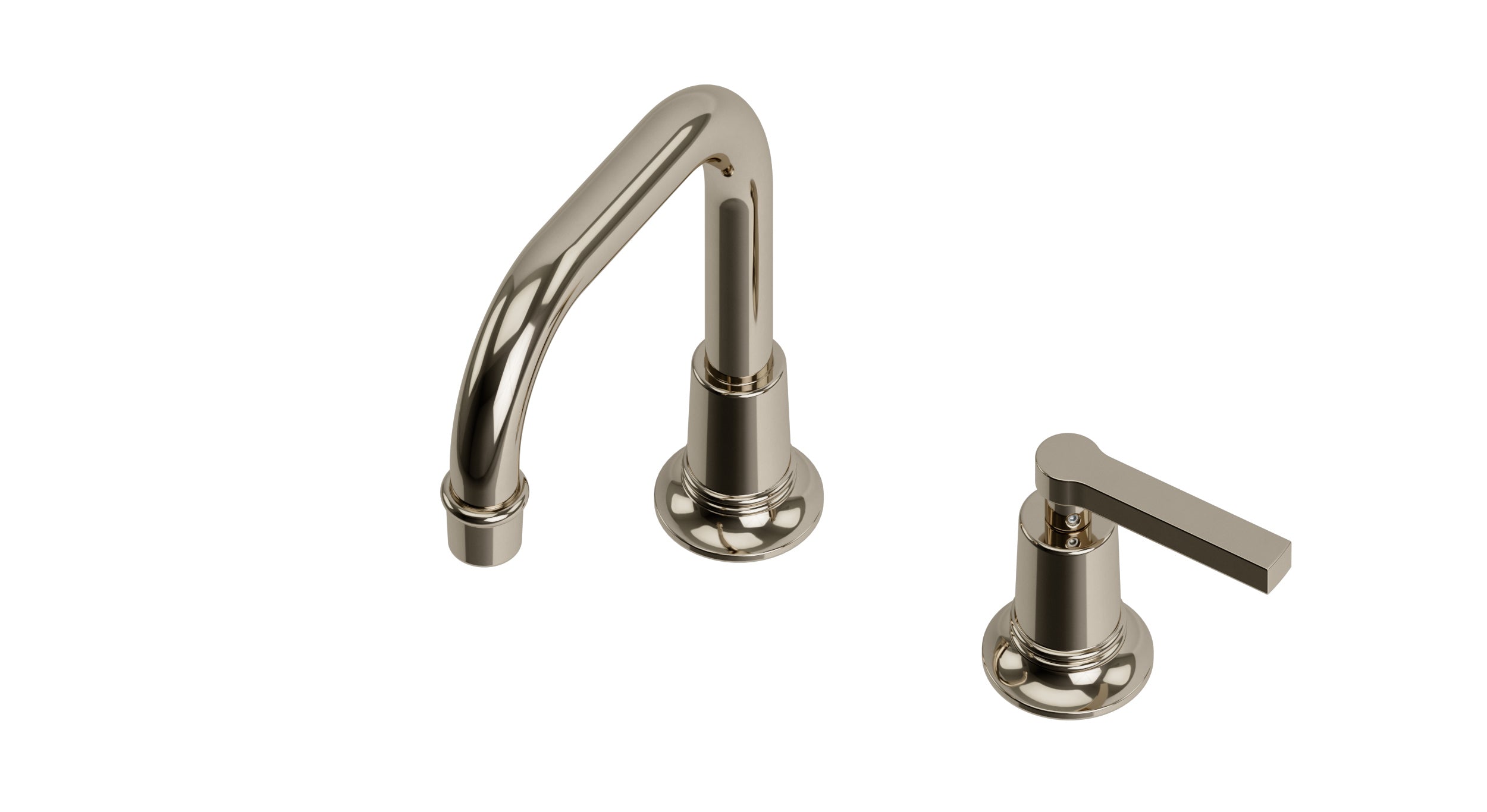 Emerson One Handle Deck Mount Squaretop Lavatory Faucet with Classic Lever Handle